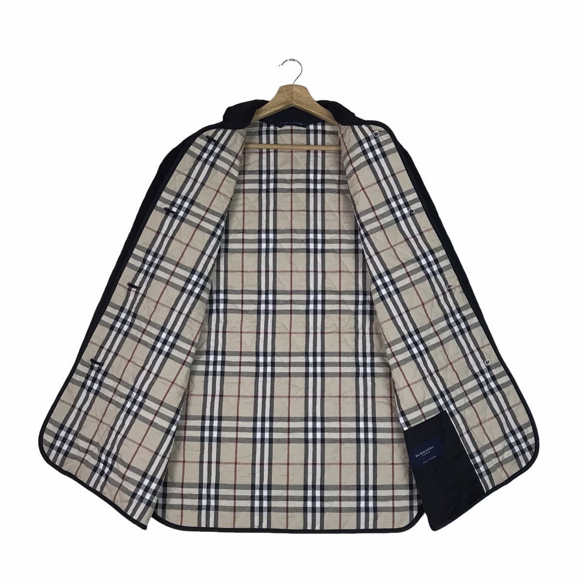 Burberry BURBERRY London Nova Check Black Quilted Jacket Size US M / EU 48-50 / 2 - 4 Thumbnail