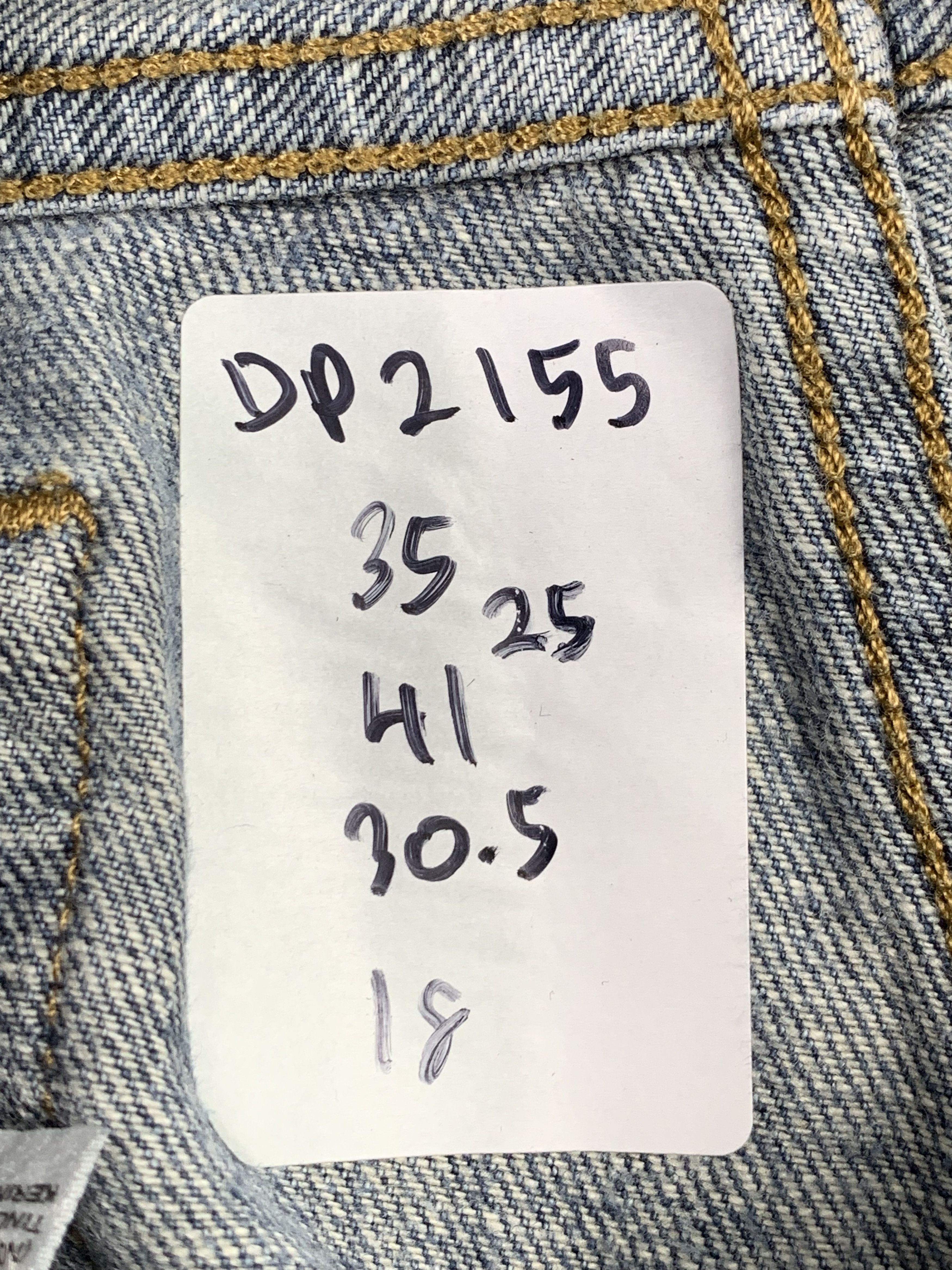 Levi's Vintage Levis 569 Faded Blue Jeans DP2155 Size US 35 - 14 Thumbnail