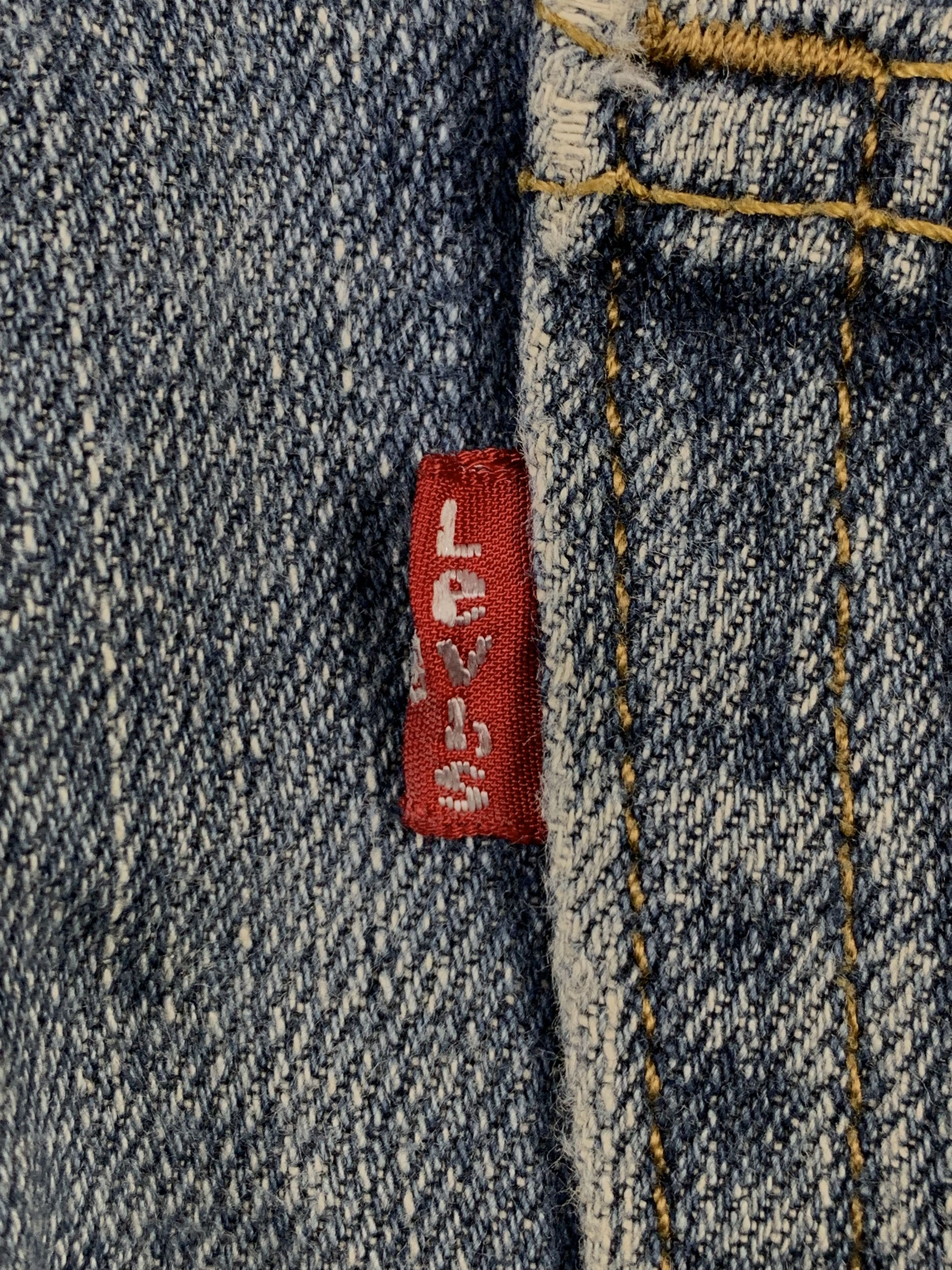 Levi's Vintage Levis 569 Faded Blue Jeans DP2155 Size US 35 - 6 Thumbnail