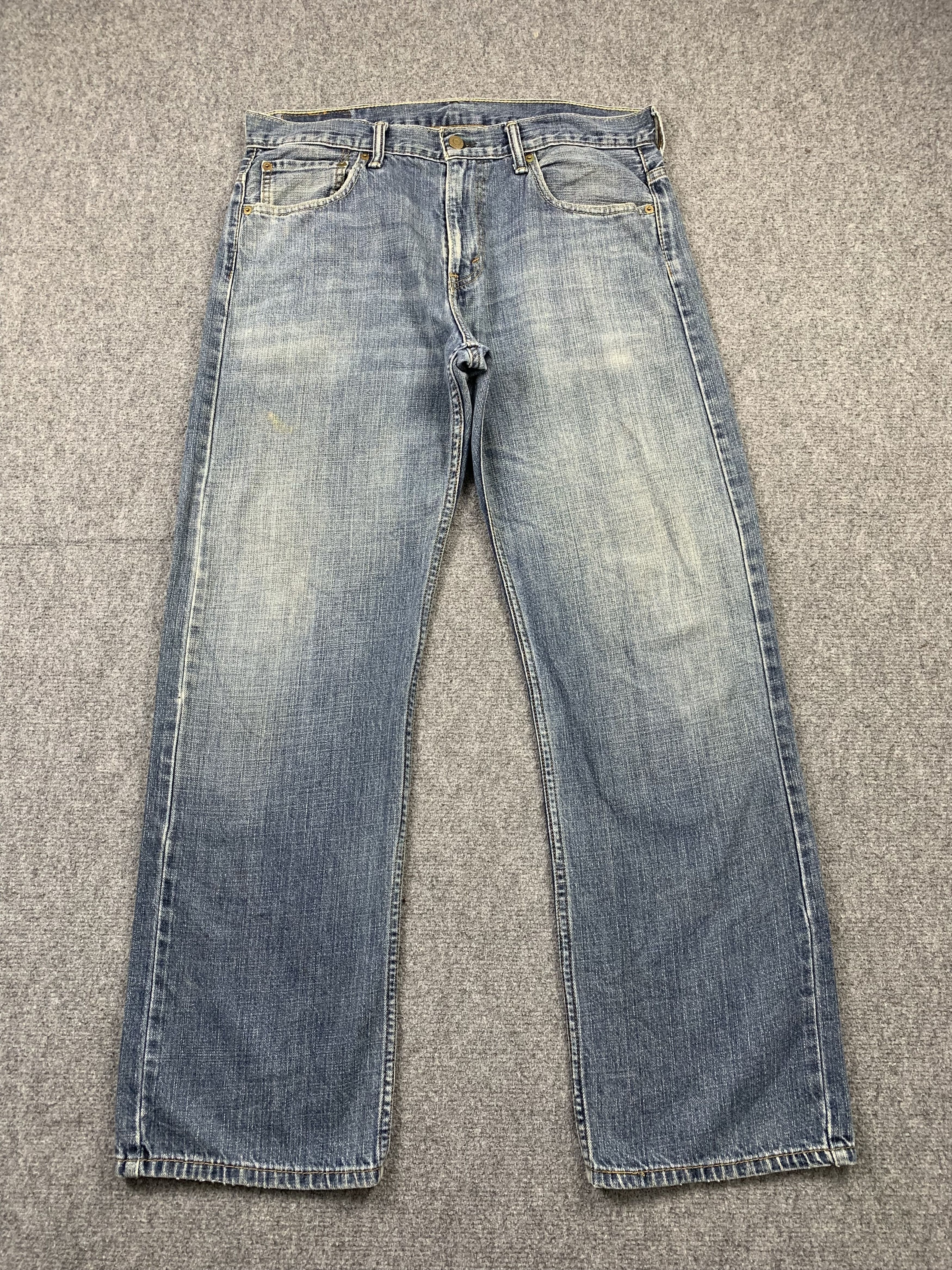 Levi's Vintage Levis 569 Faded Blue Jeans DP2155 Size US 35 - 1 Thumbnail