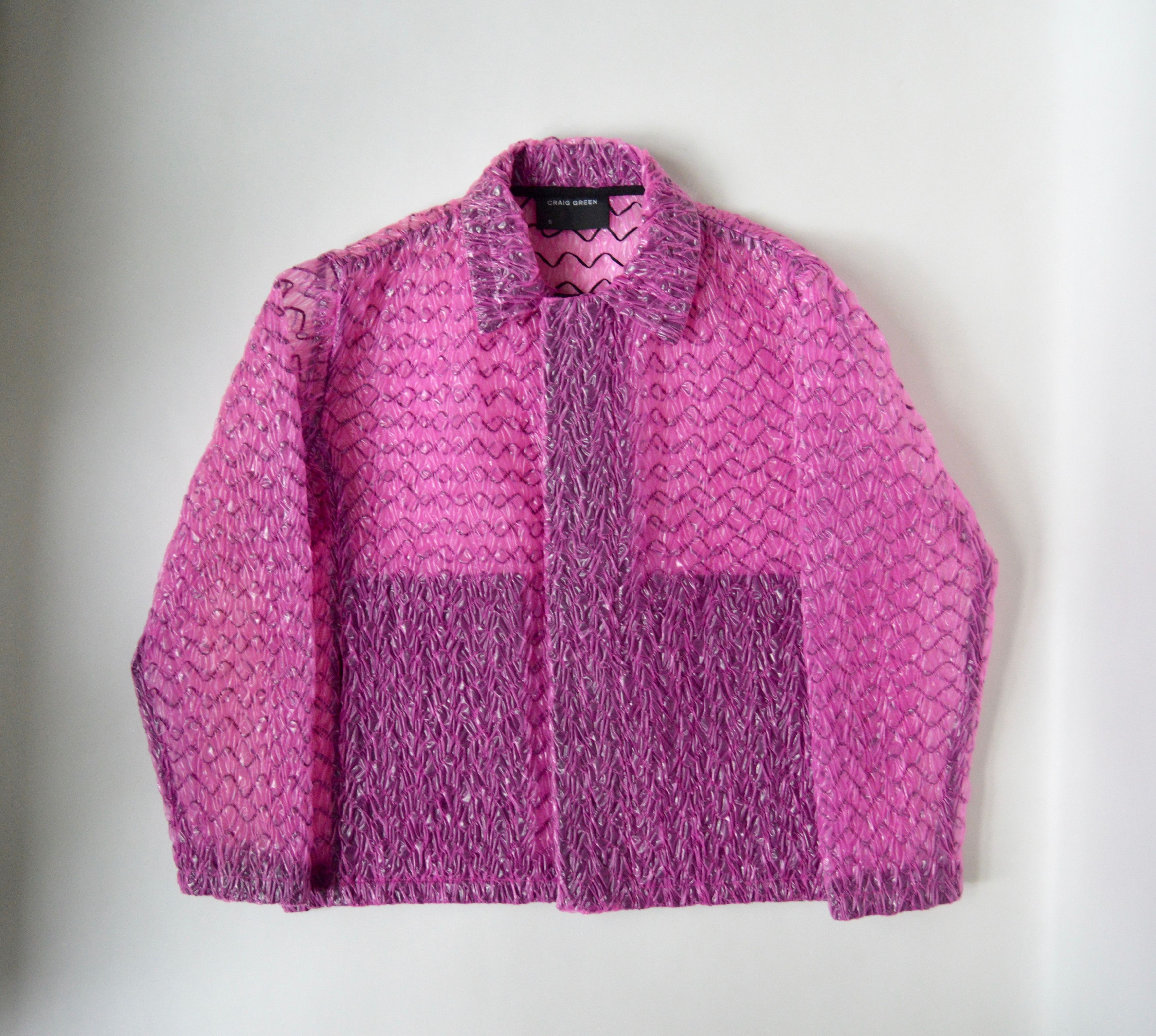 Craig Green S/S 20 Pink Bubble Wrap Jacket Size US S / EU 44-46 / 1 - 1 Preview