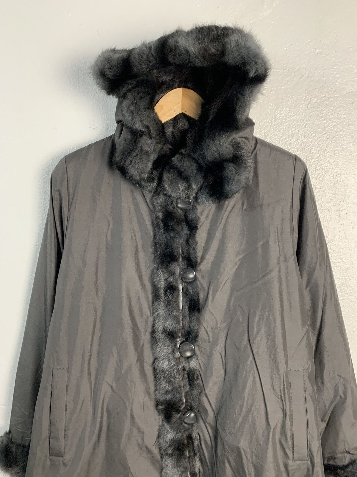 Japanese Brand Japanese Brand Linos Faux Fur Reversible Jacket Size L / US 10 / IT 46 - 2 Thumbnail