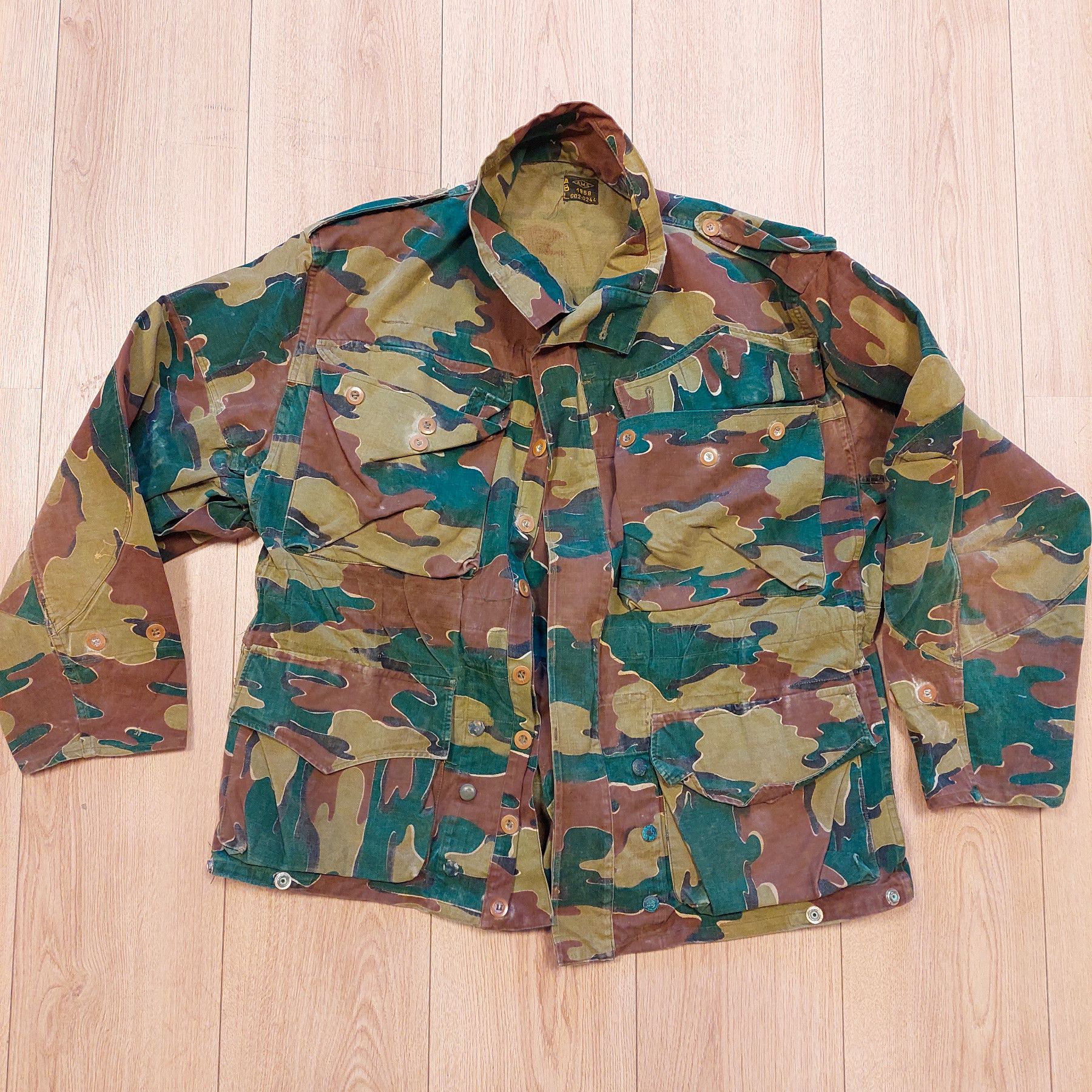 Vintage Original 1960s Belgian Army Jigsaw Para Commando Smock | Grailed