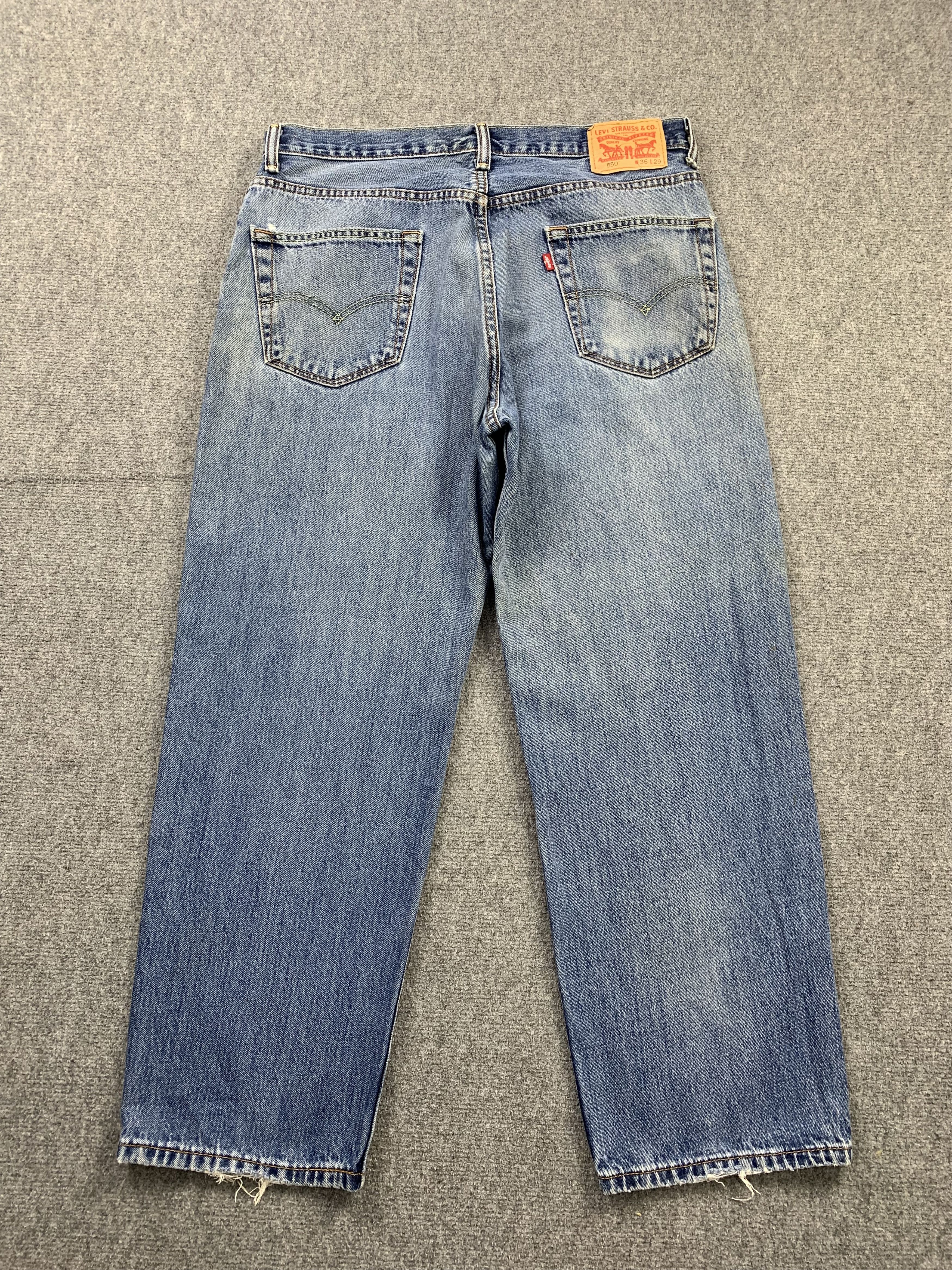Levi's × Vintage Vintage Levis 550 Faded Blue Jeans DP2162 Size US 36 / EU 52 - 2 Thumbnail