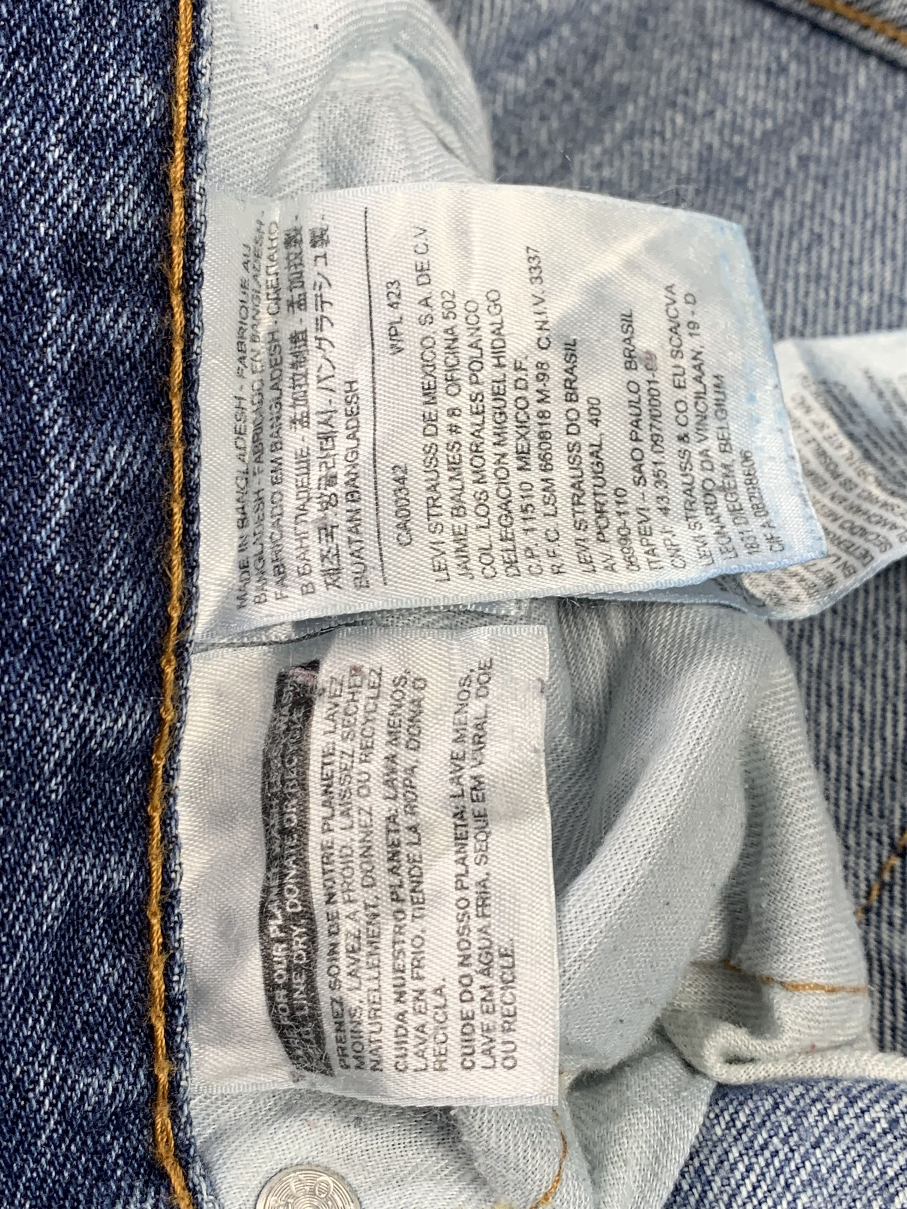 Levi's × Vintage Vintage Levis 550 Faded Blue Jeans DP2162 Size US 36 / EU 52 - 9 Thumbnail
