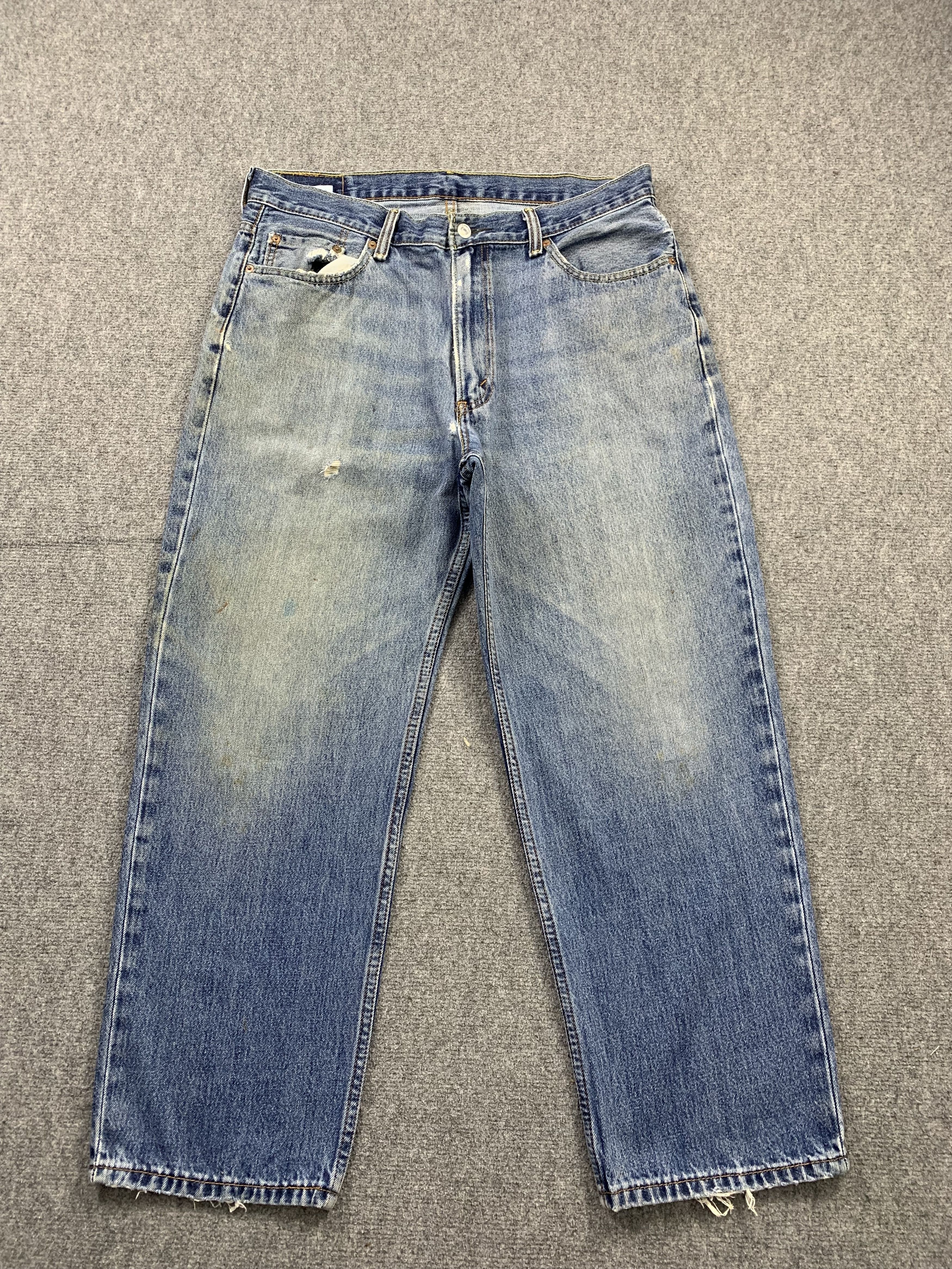 Levi's × Vintage Vintage Levis 550 Faded Blue Jeans DP2162 Size US 36 / EU 52 - 1 Thumbnail