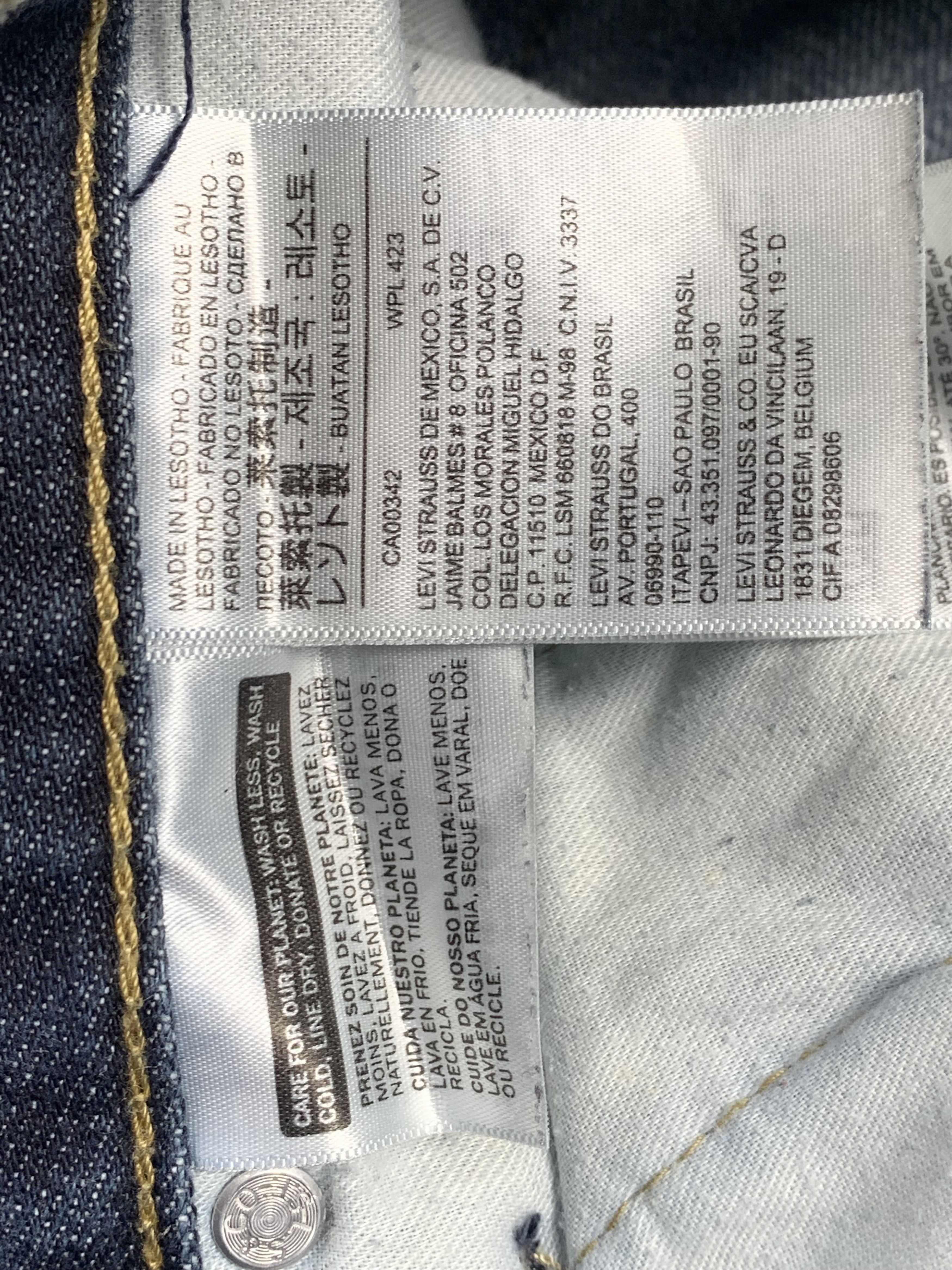 Levi's Vintage Levis 559 Faded Blue Jeans DP2163 Size US 36 / EU 52 - 7 Thumbnail