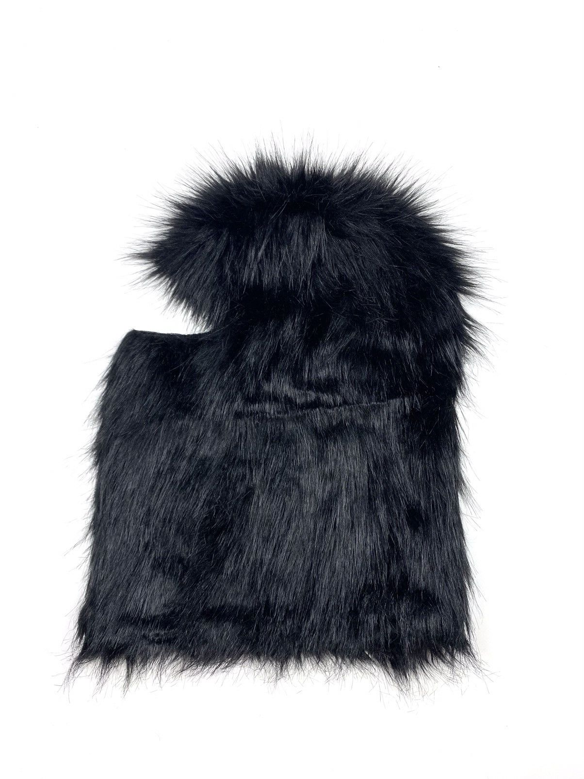 Japanese Brand × Vintage Vintage 90s Alt Fuzzy Mohair Ushanka Ski Mask Hat Size ONE SIZE - 2 Thumbnail