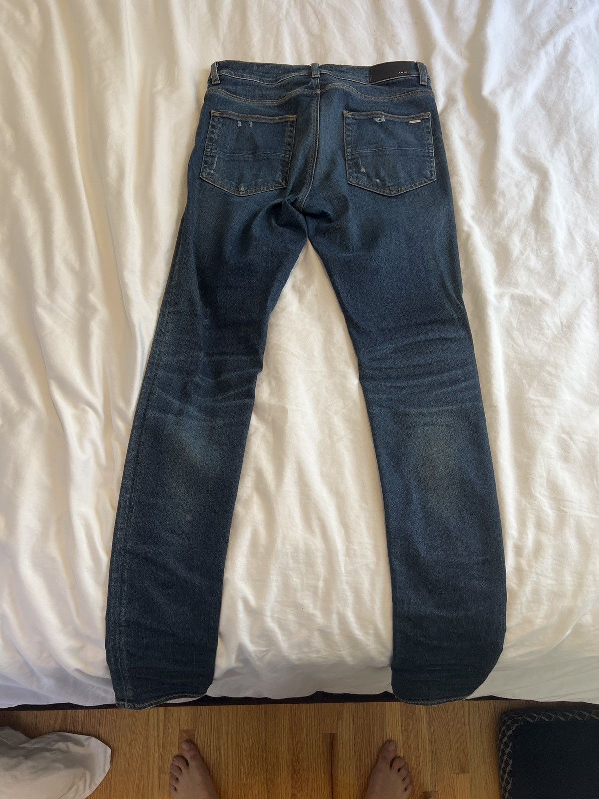 Amiri Amiri Stack Jean - Deep Classic Size US 32 / EU 48 - 6 Thumbnail