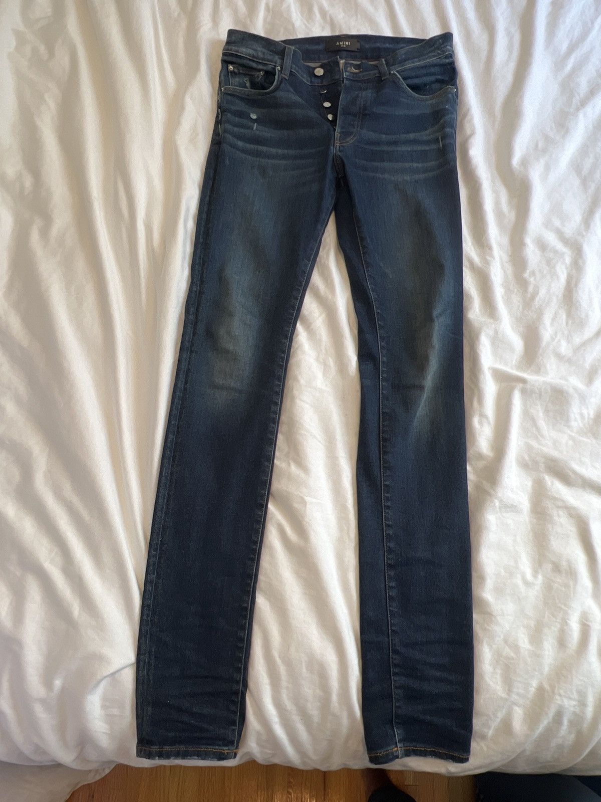 Amiri Amiri Stack Jean - Deep Classic Size US 32 / EU 48 - 1 Thumbnail