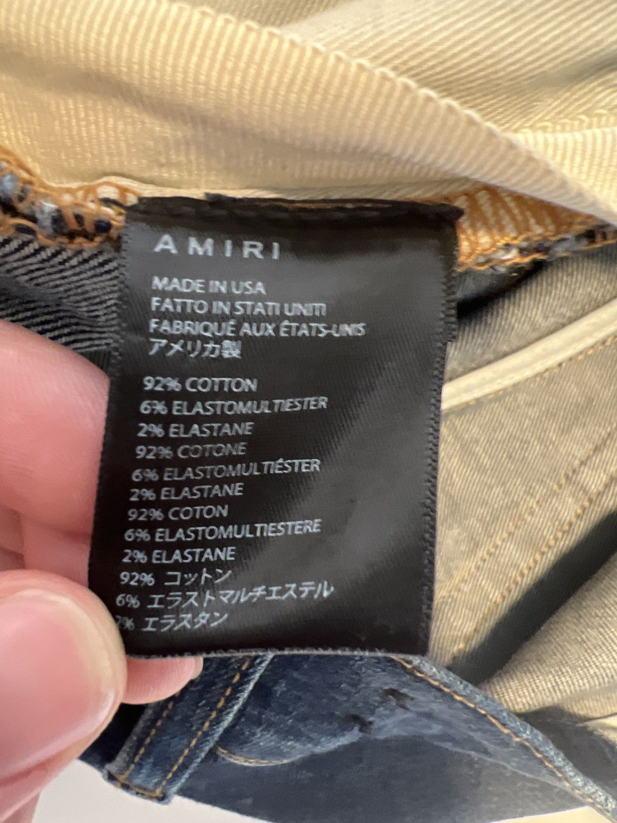 Amiri Amiri Stack Jean - Deep Classic Size US 32 / EU 48 - 9 Thumbnail