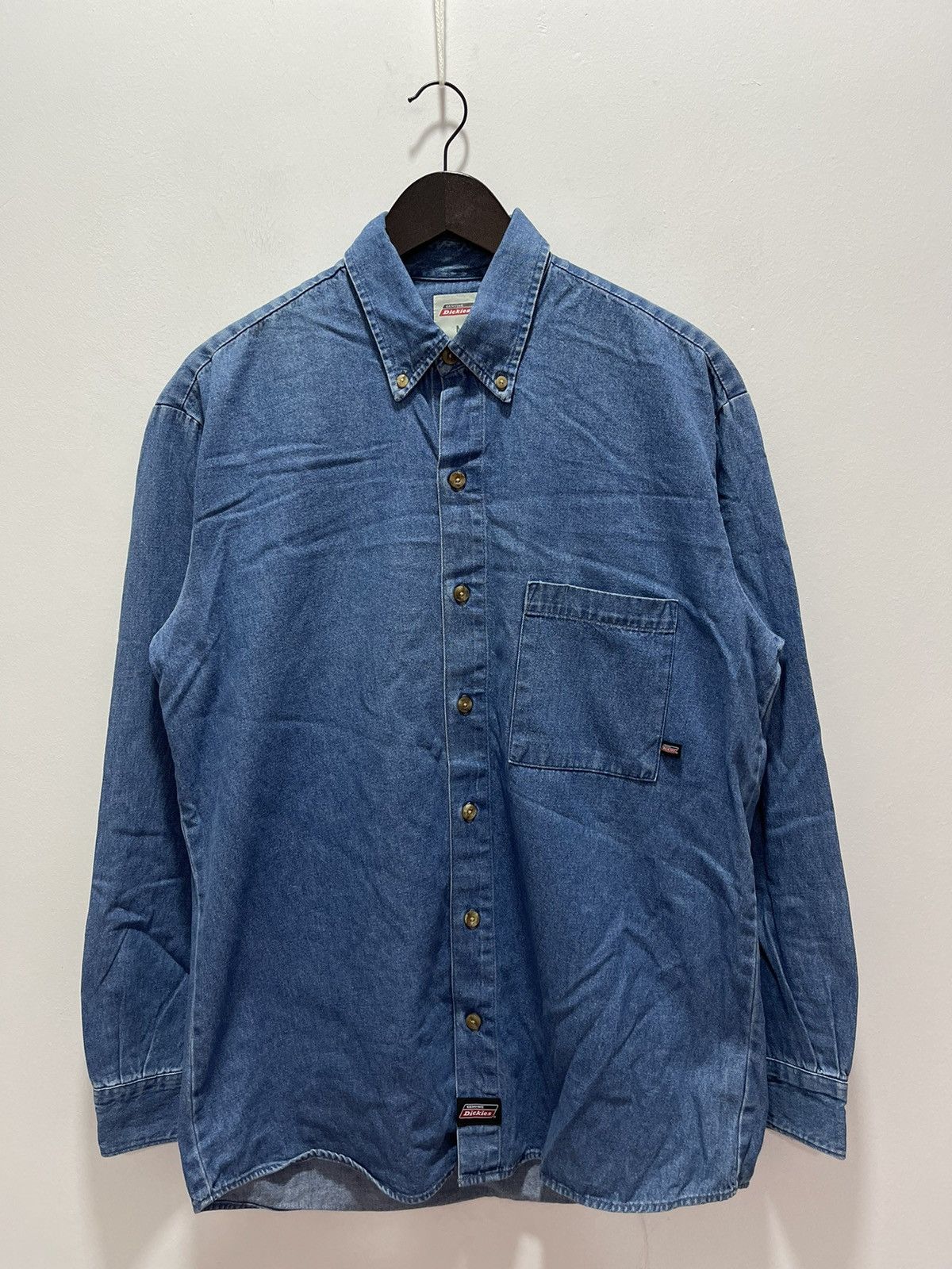 Dickies × Vintage VINTAGE DICKIES SINGLE POCKET BUTTON UP Size US M / EU 48-50 / 2 - 1 Thumbnail