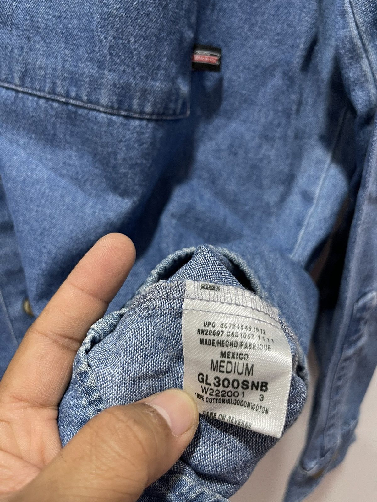 Dickies × Vintage VINTAGE DICKIES SINGLE POCKET BUTTON UP Size US M / EU 48-50 / 2 - 13 Thumbnail