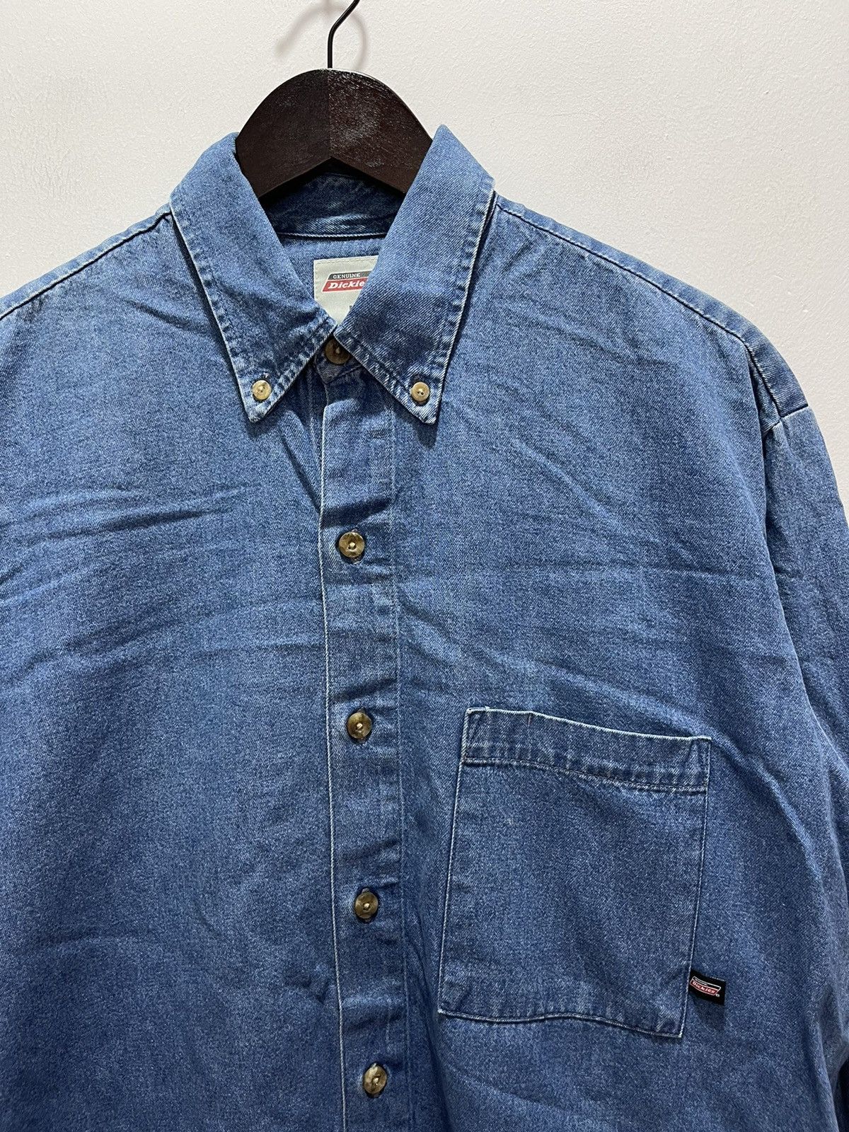 Dickies × Vintage VINTAGE DICKIES SINGLE POCKET BUTTON UP Size US M / EU 48-50 / 2 - 2 Thumbnail