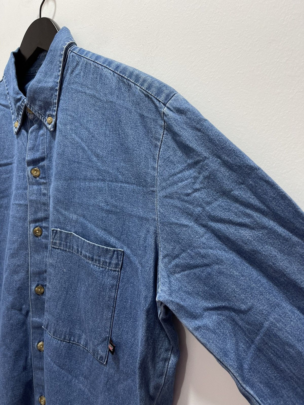 Dickies × Vintage VINTAGE DICKIES SINGLE POCKET BUTTON UP Size US M / EU 48-50 / 2 - 7 Thumbnail