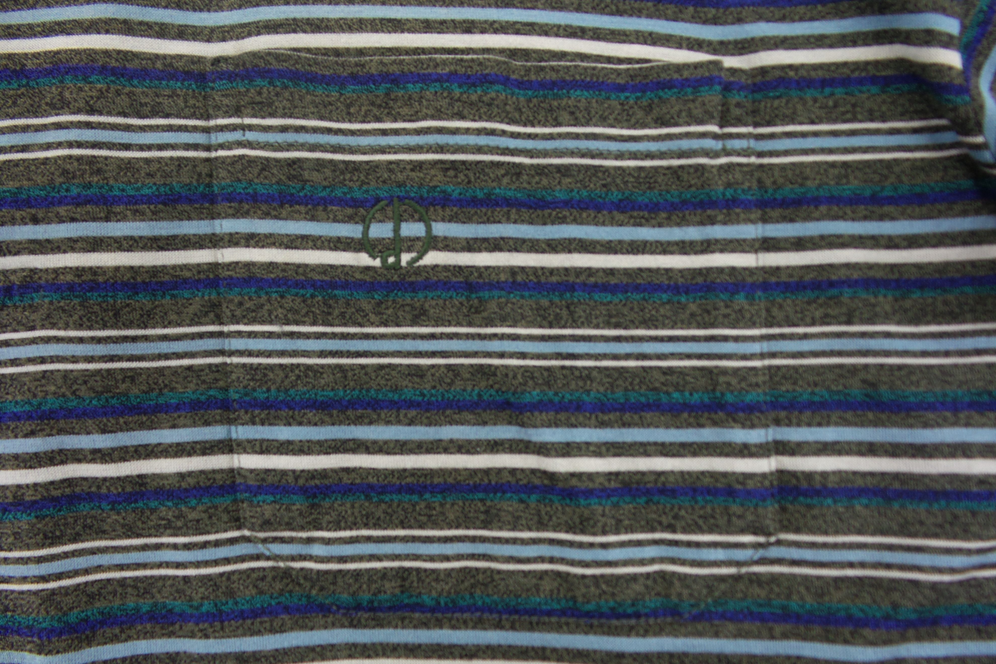 Alfred Dunhill × Vintage Alfred Dunhill Single Pocket Stripes Polo's Size US M / EU 48-50 / 2 - 4 Thumbnail