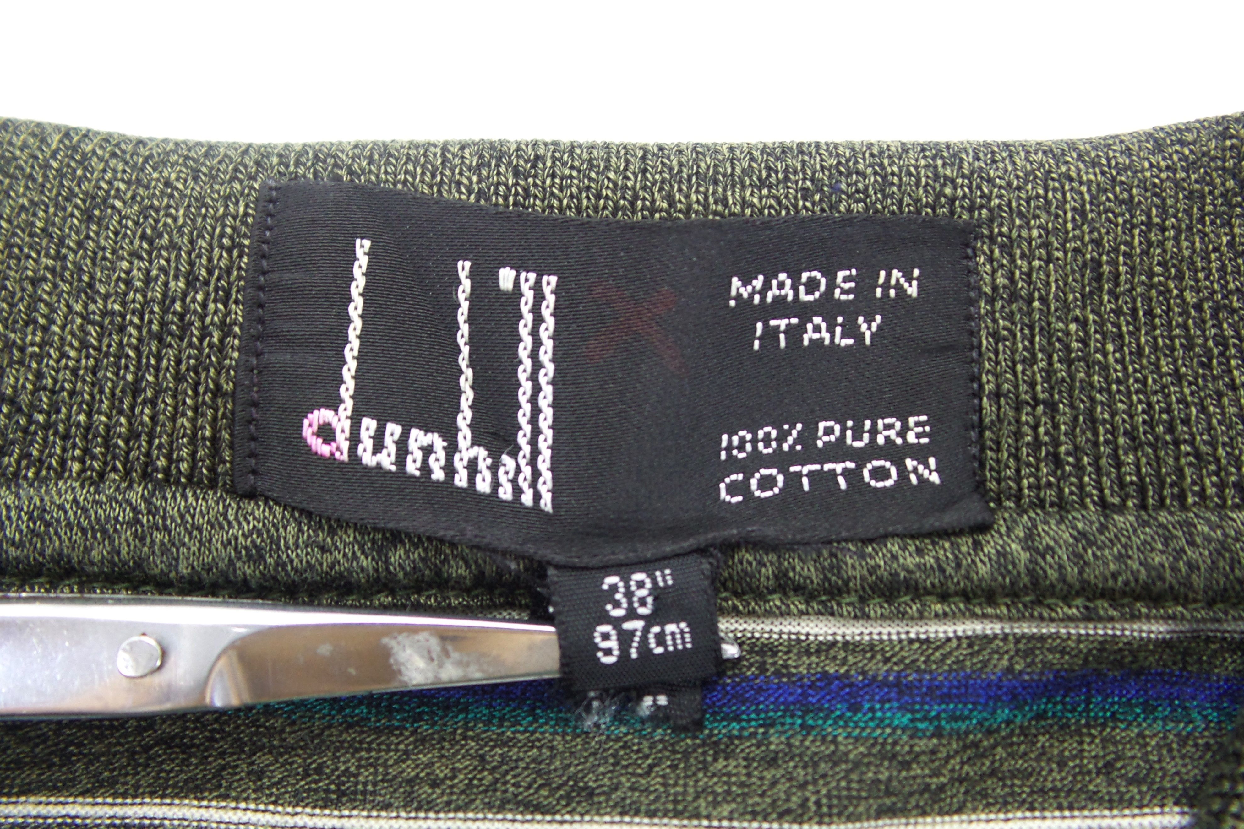 Alfred Dunhill × Vintage Alfred Dunhill Single Pocket Stripes Polo's Size US M / EU 48-50 / 2 - 3 Thumbnail