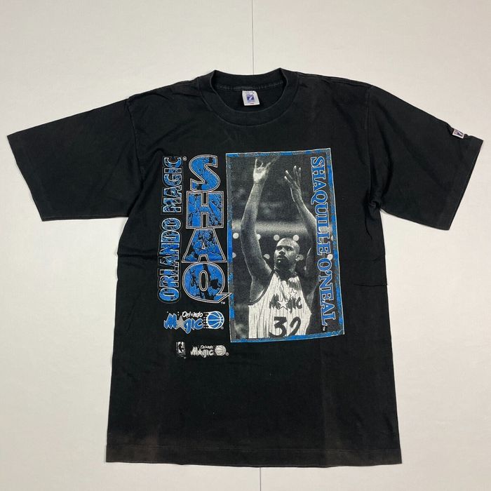 Vintage Vintage Orlando Magic T-Shirt Large Black Shaquille O'Neil Shaq ...