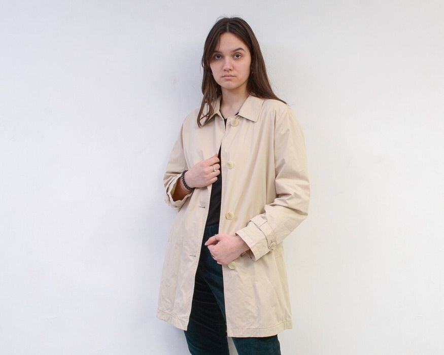 Vintage Trench Mac Overcoat Coat Mac Mod Classic Button Raincoat Grailed