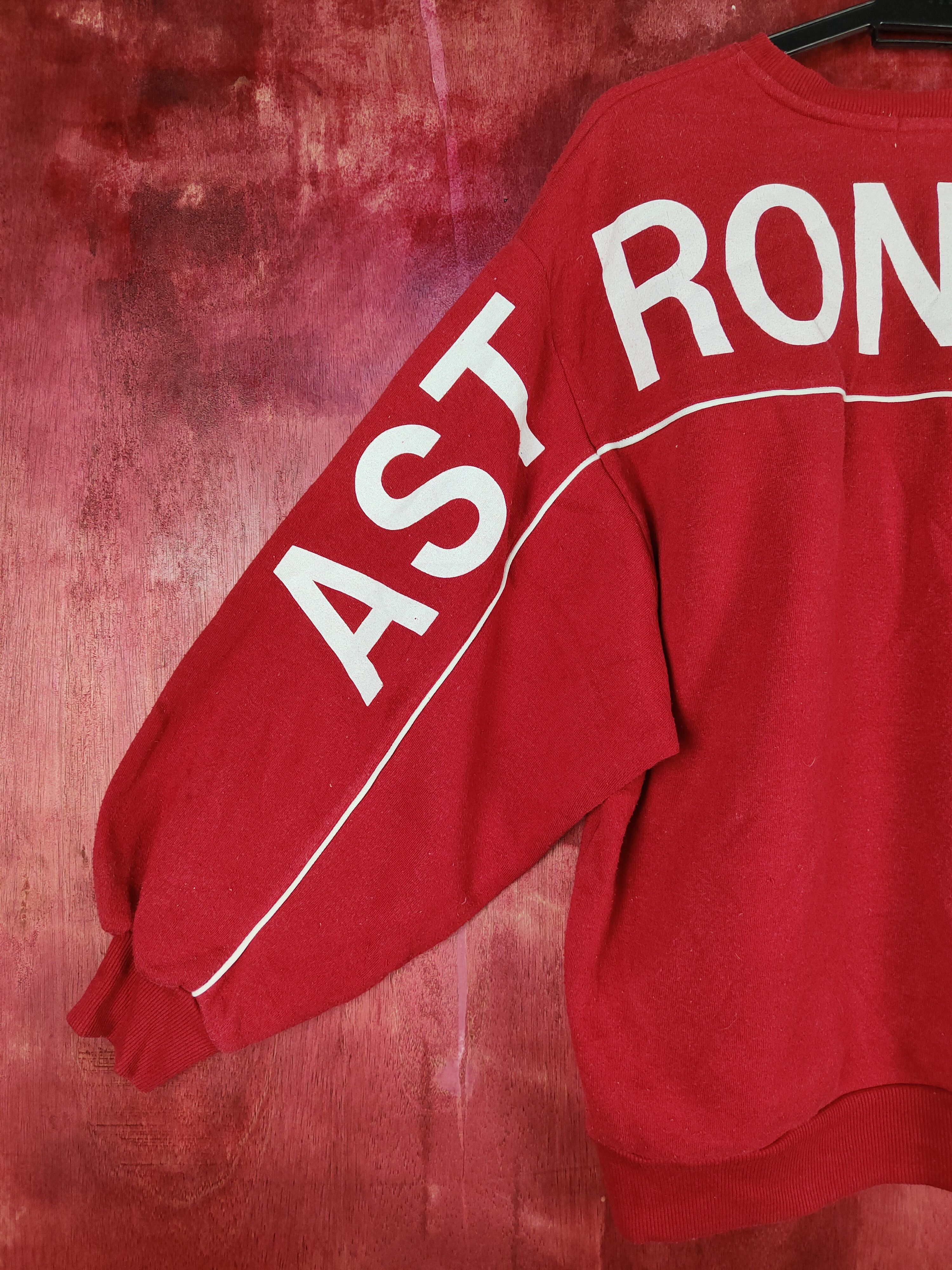 Japanese Brand × Vintage Galyge (Astronomical) Red Sweatshirt japan #4708 Size L / US 10 / IT 46 - 2 Thumbnail