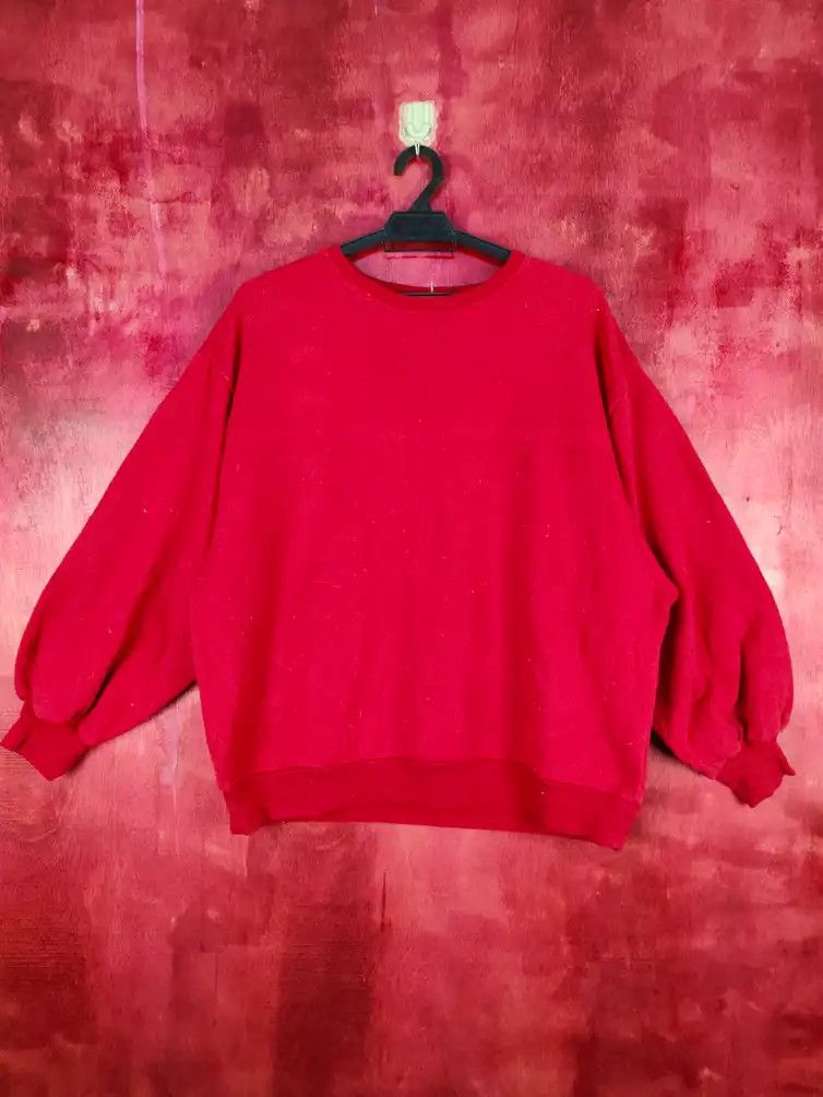 Japanese Brand × Vintage Galyge (Astronomical) Red Sweatshirt japan #4708 Size L / US 10 / IT 46 - 10 Thumbnail