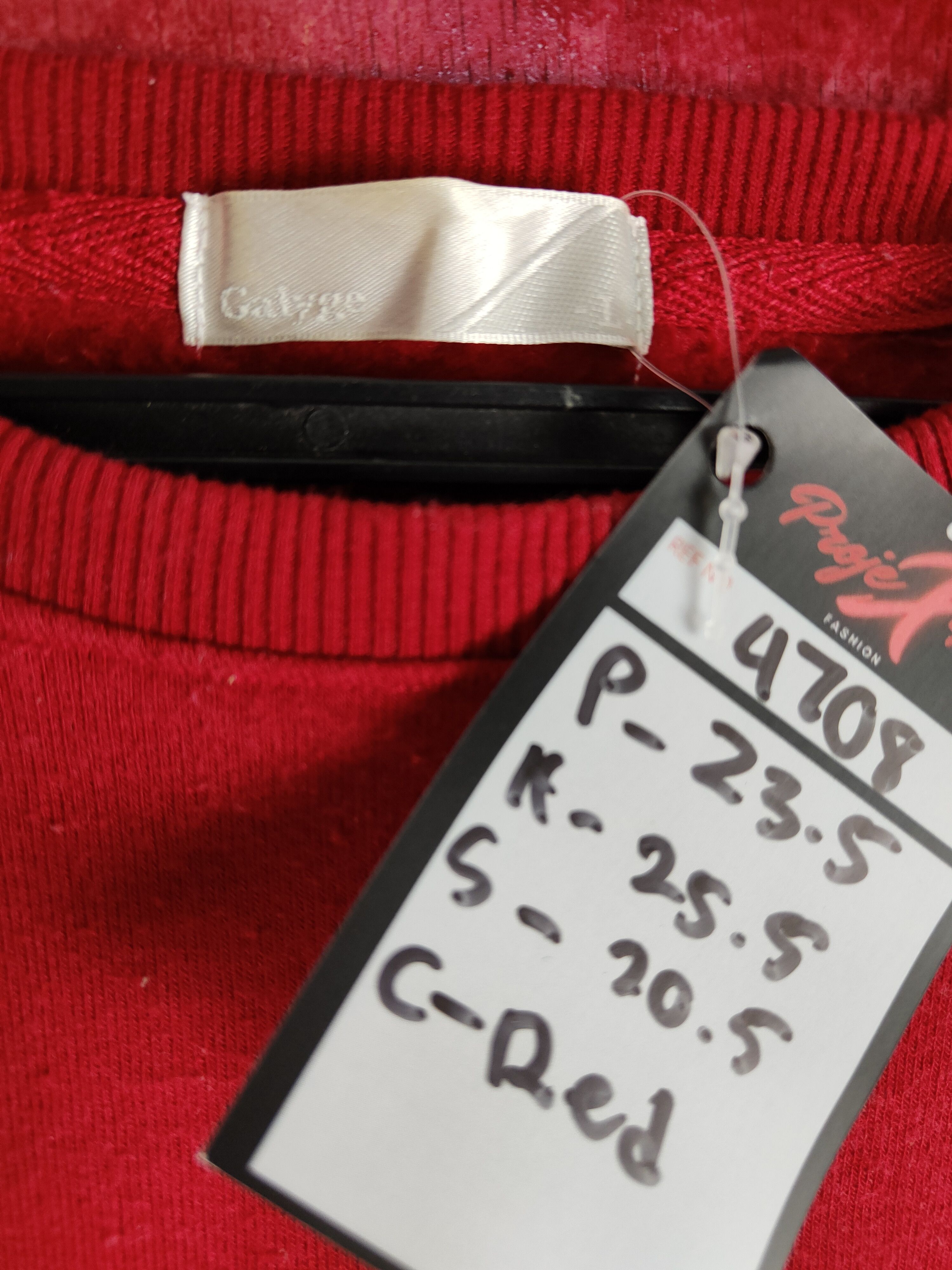 Japanese Brand × Vintage Galyge (Astronomical) Red Sweatshirt japan #4708 Size L / US 10 / IT 46 - 5 Thumbnail