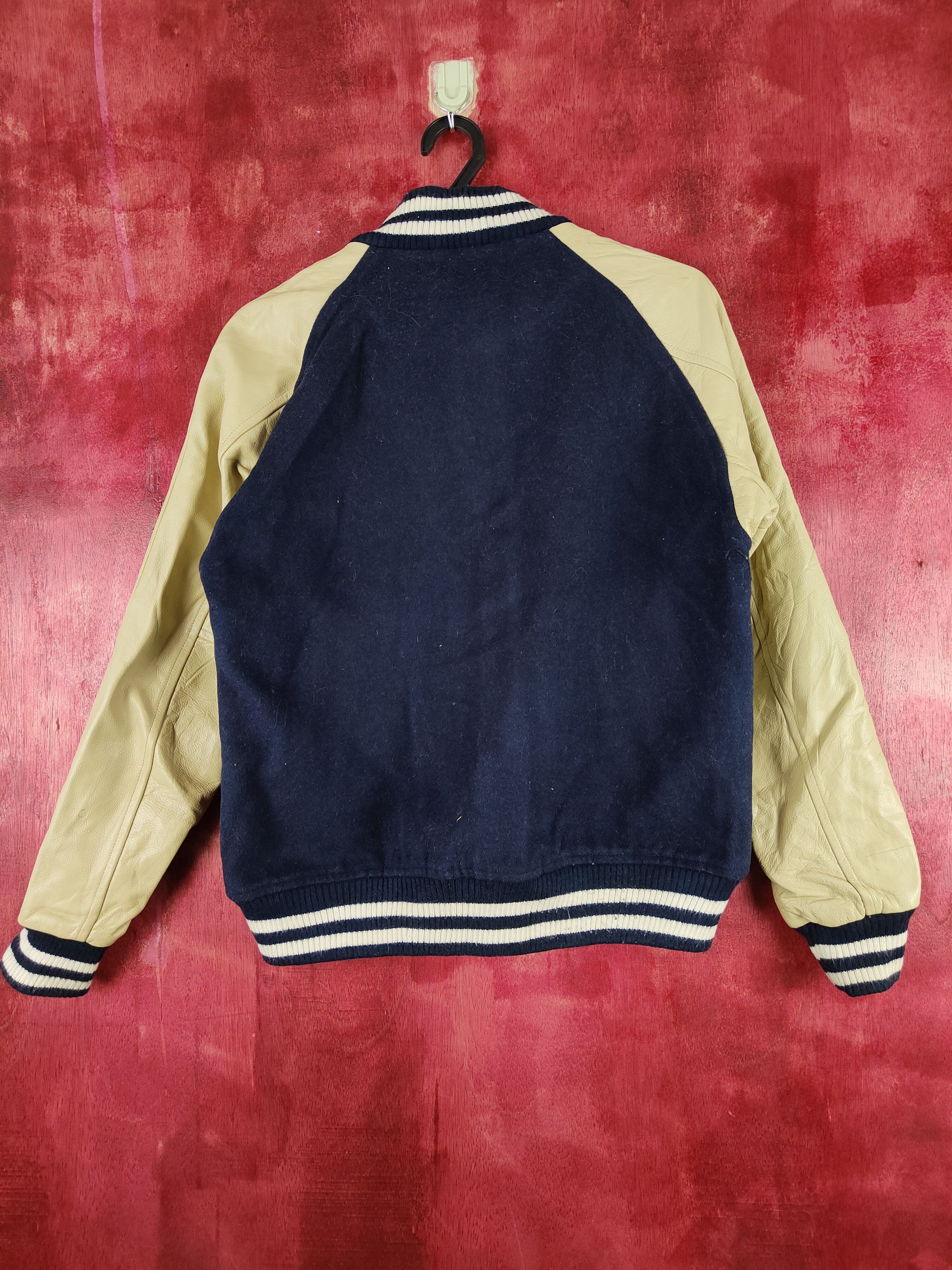 Japanese Brand Coen Dark Blue Sweater varsity jacket #S326 Size US S / EU 44-46 / 1 - 7 Thumbnail
