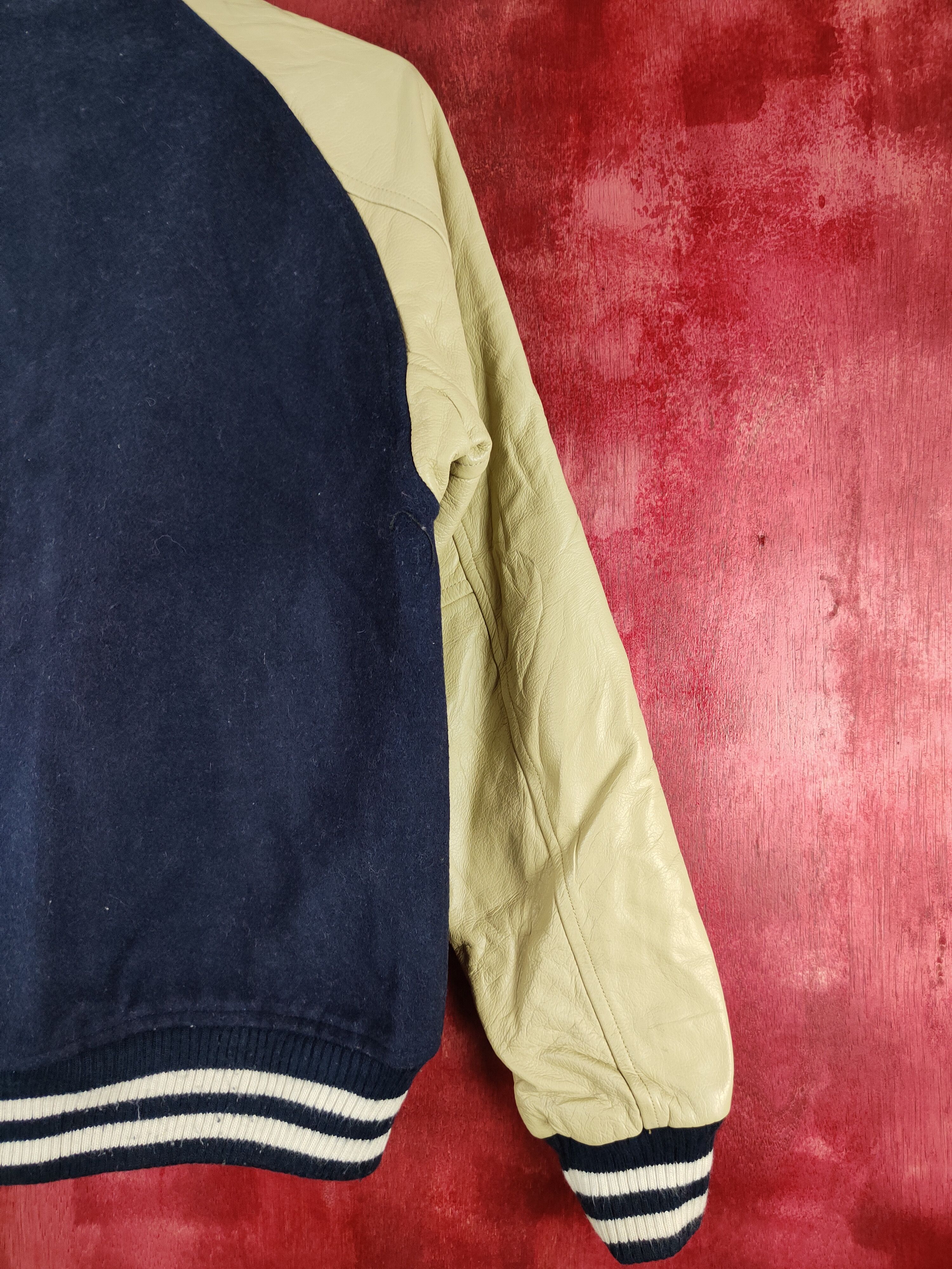 Japanese Brand Coen Dark Blue Sweater varsity jacket #S326 Size US S / EU 44-46 / 1 - 9 Thumbnail
