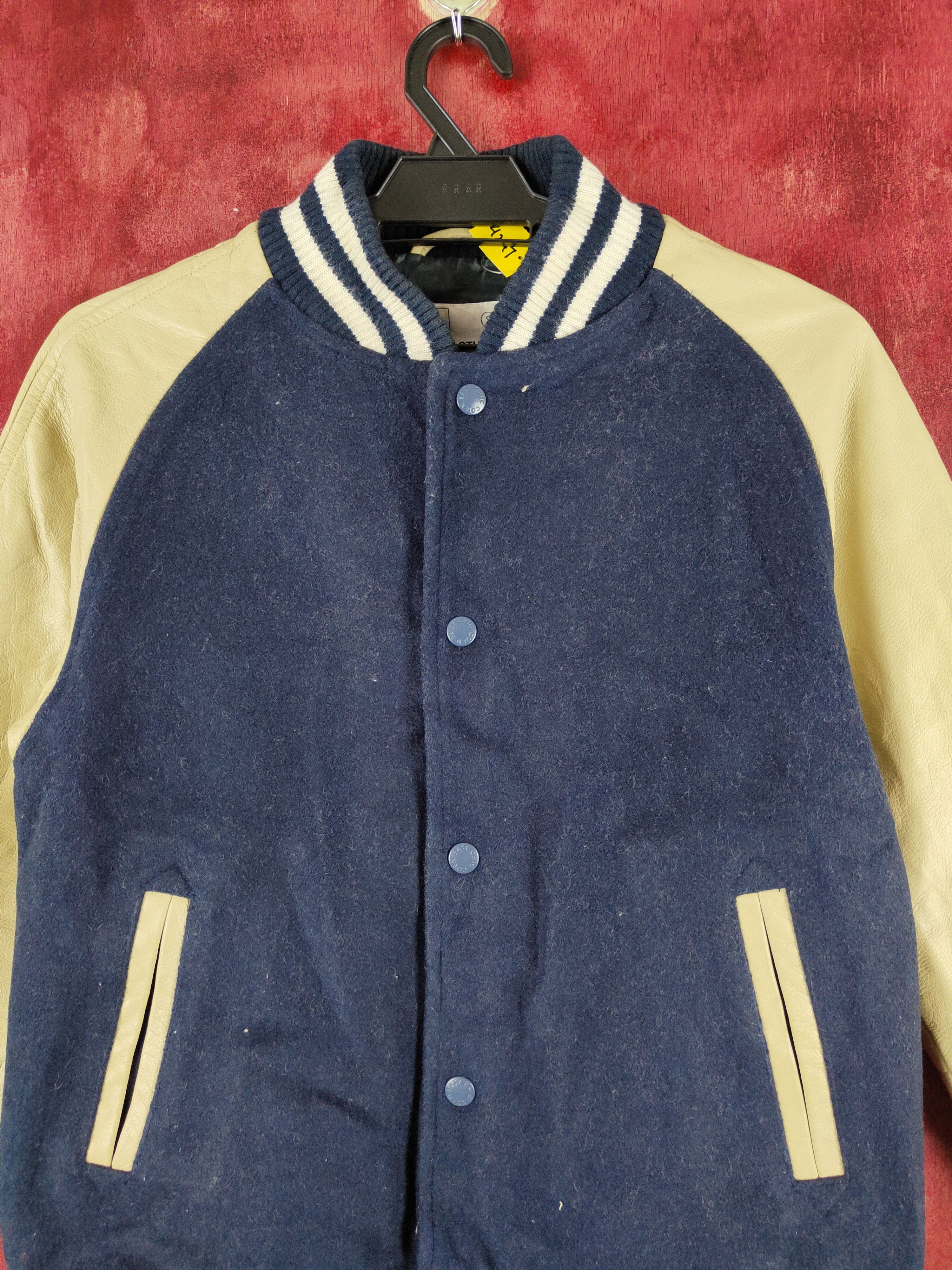 Japanese Brand Coen Dark Blue Sweater varsity jacket #S326 Size US S / EU 44-46 / 1 - 2 Thumbnail