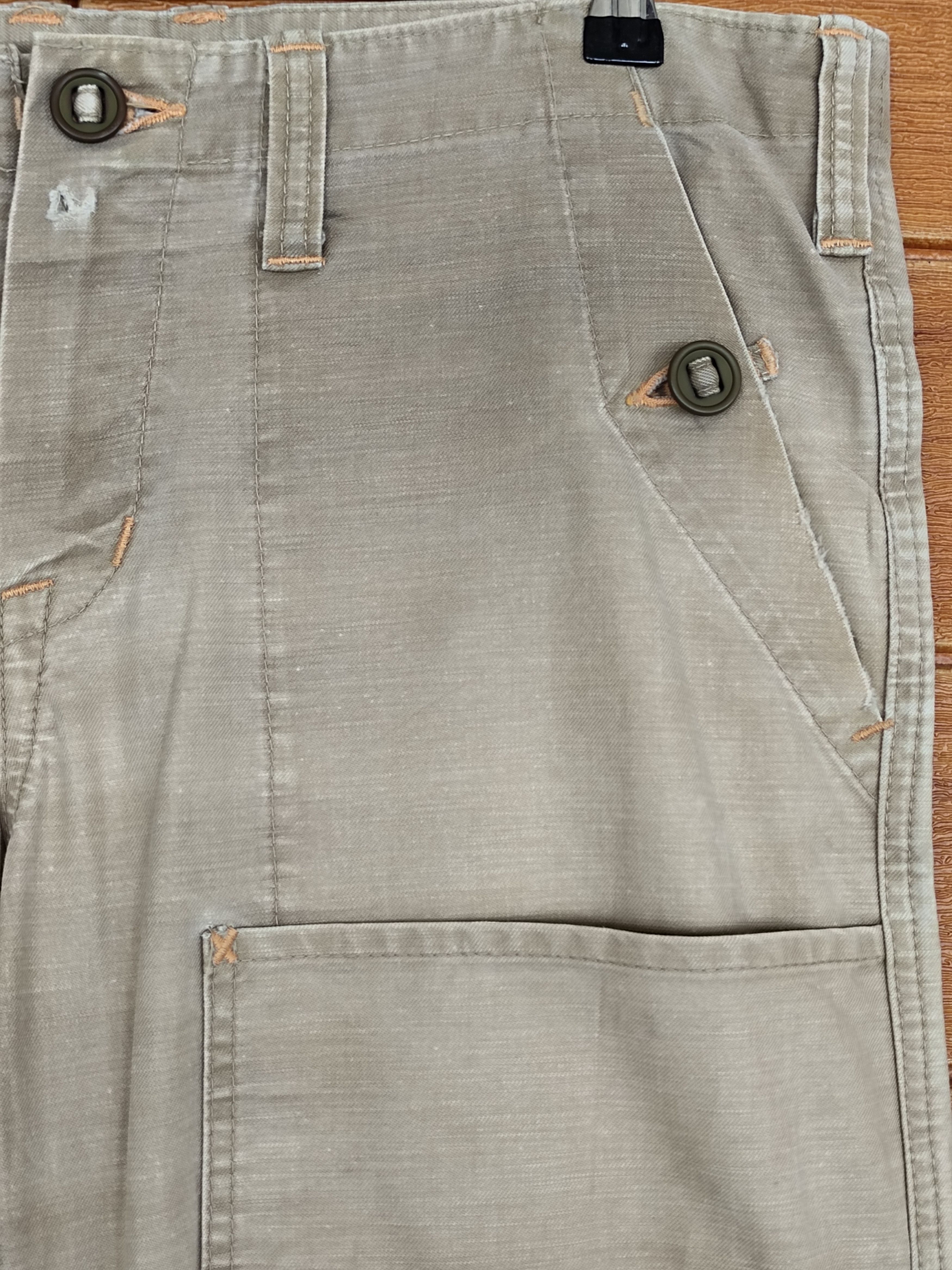 Hysteric Glamour Japanese Brand First Step Floating Pocket Duck Cotton Pants Size US 36 / EU 52 - 3 Thumbnail