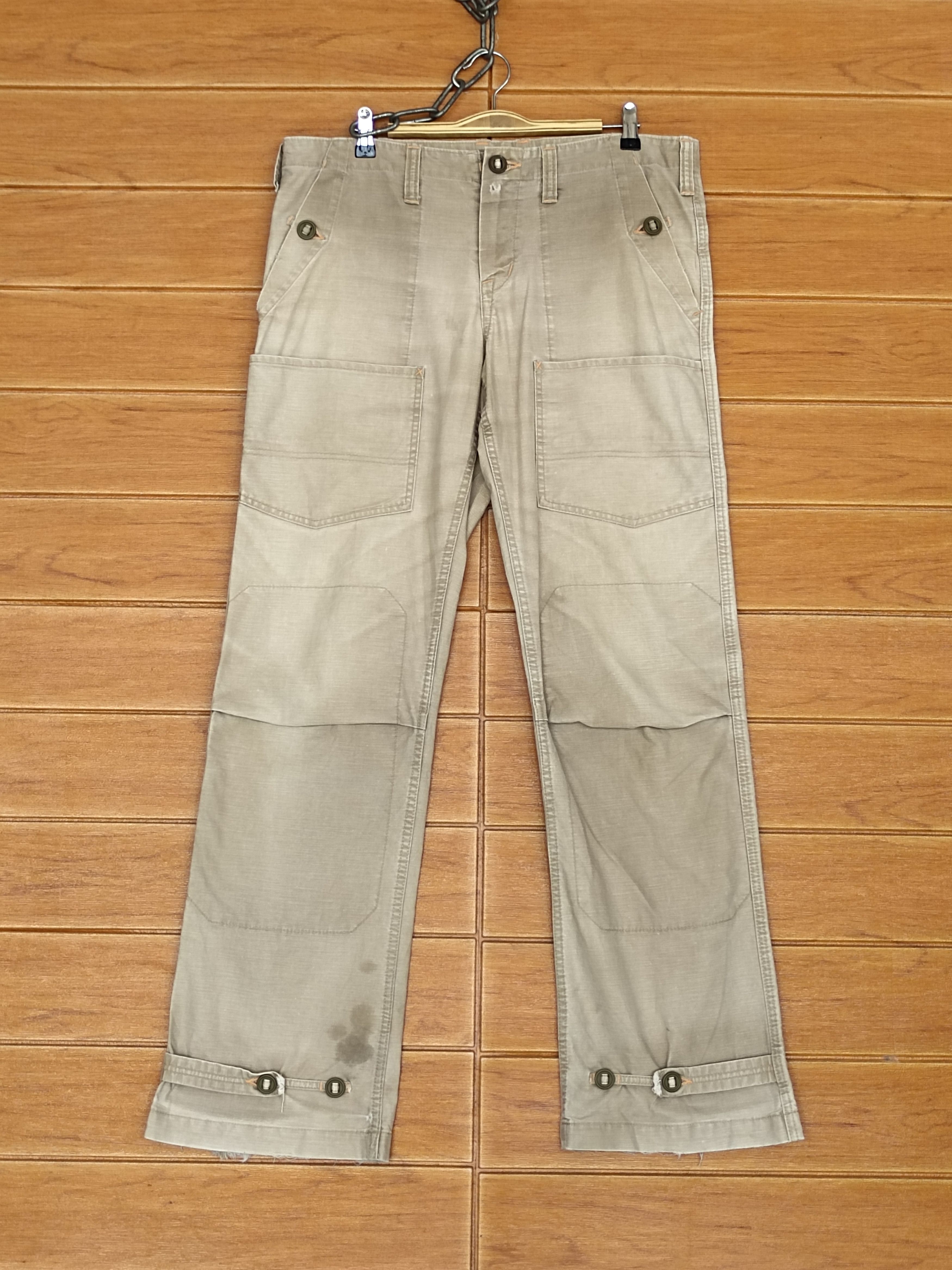 Hysteric Glamour Japanese Brand First Step Floating Pocket Duck Cotton Pants Size US 36 / EU 52 - 1 Thumbnail