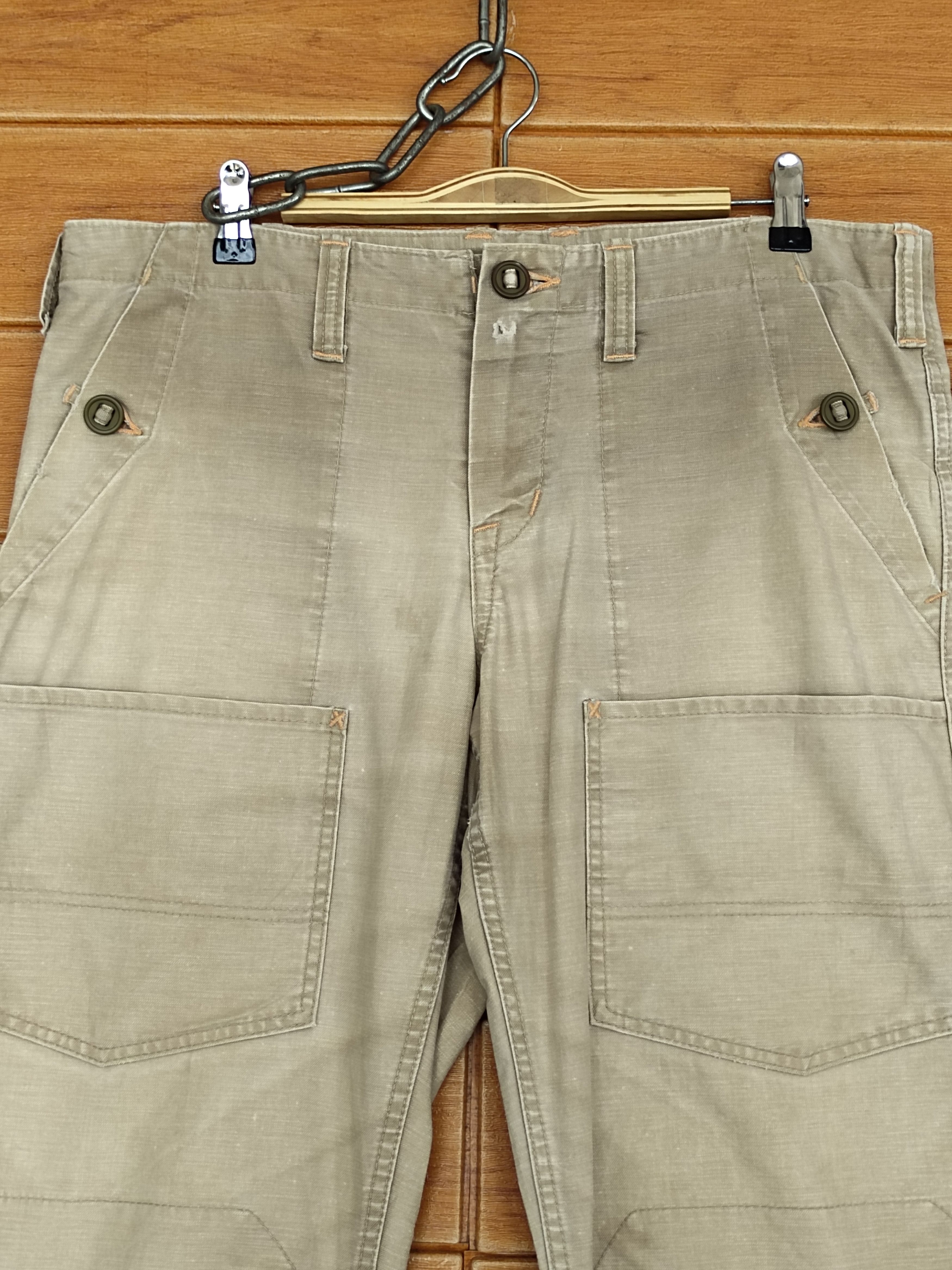 Hysteric Glamour Japanese Brand First Step Floating Pocket Duck Cotton Pants Size US 36 / EU 52 - 2 Thumbnail