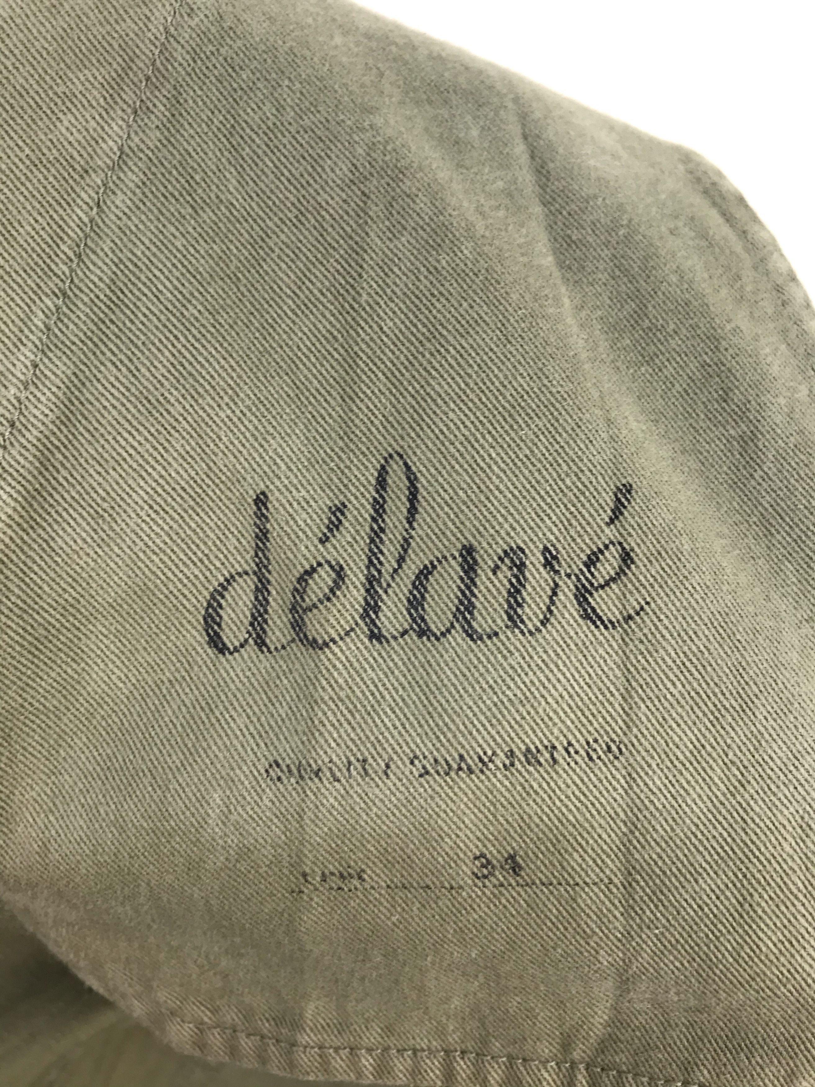 Hysteric Glamour DELAVE Olive Green Herringbone Twill Military Pants Size US 32 / EU 48 - 11 Thumbnail