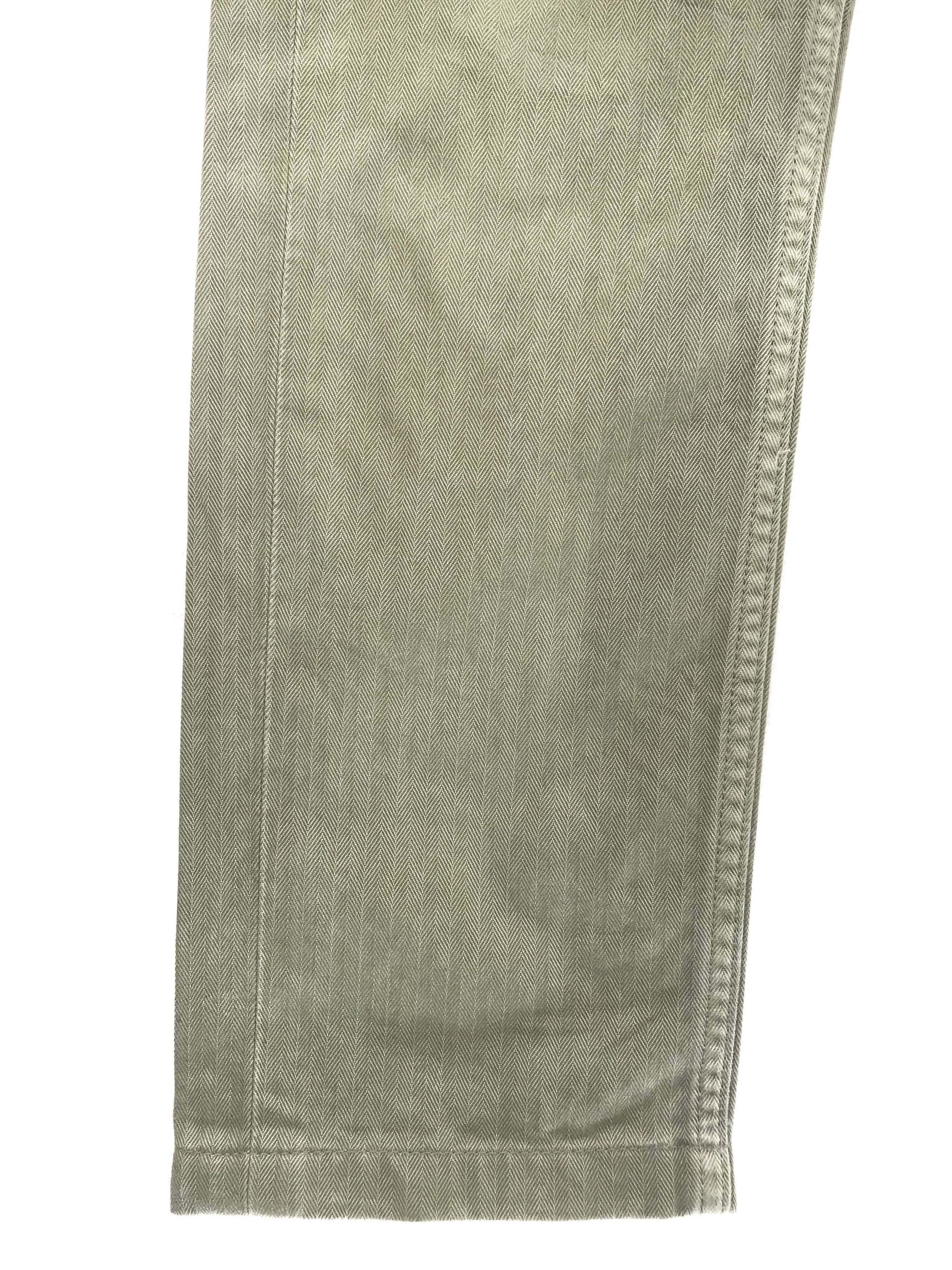 Hysteric Glamour DELAVE Olive Green Herringbone Twill Military Pants Size US 32 / EU 48 - 5 Thumbnail