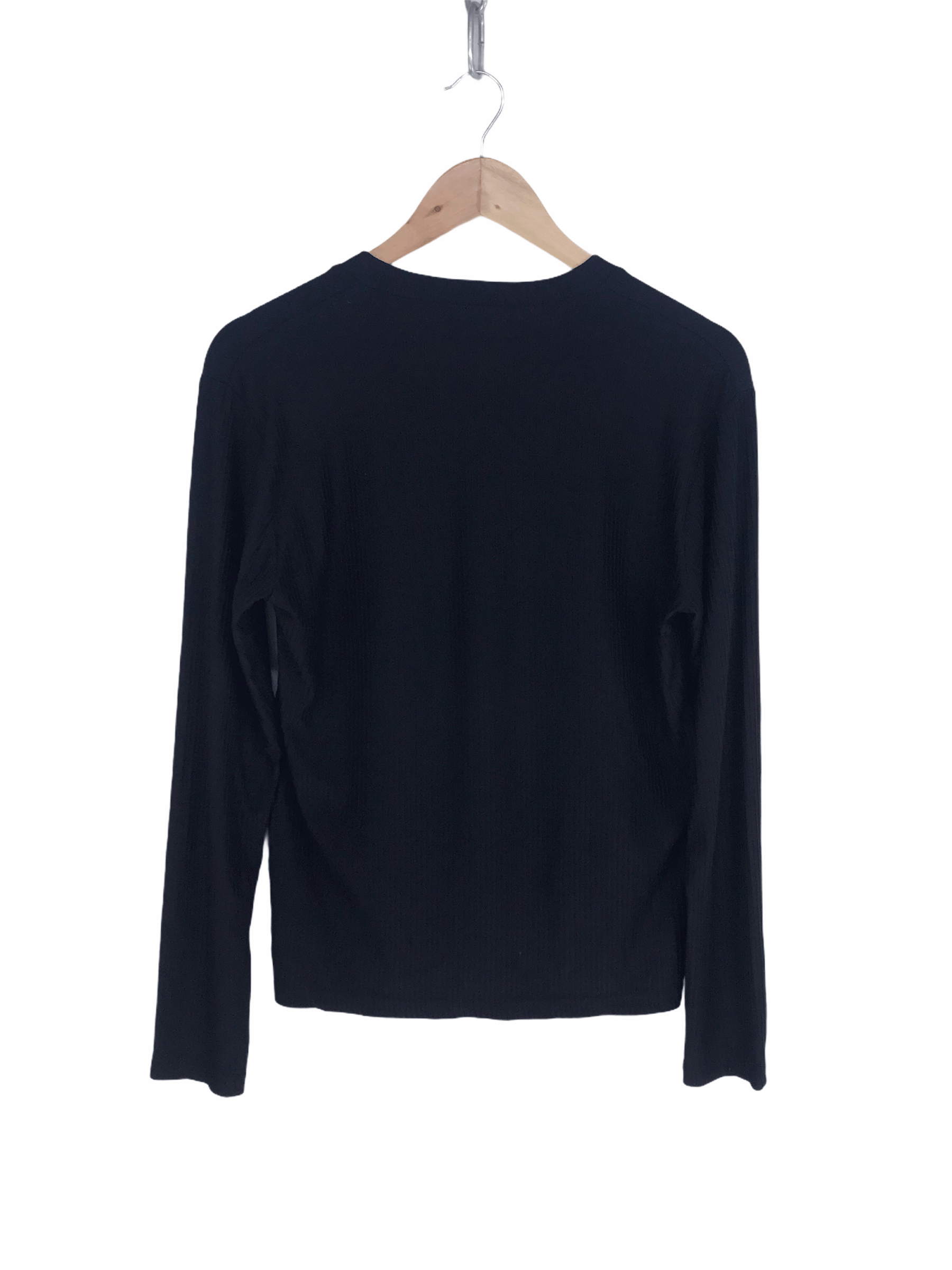 Fendi FENDI JEANS Embroidered Black Spell Out Pleated Shirt Size US M / EU 48-50 / 2 - 6 Thumbnail