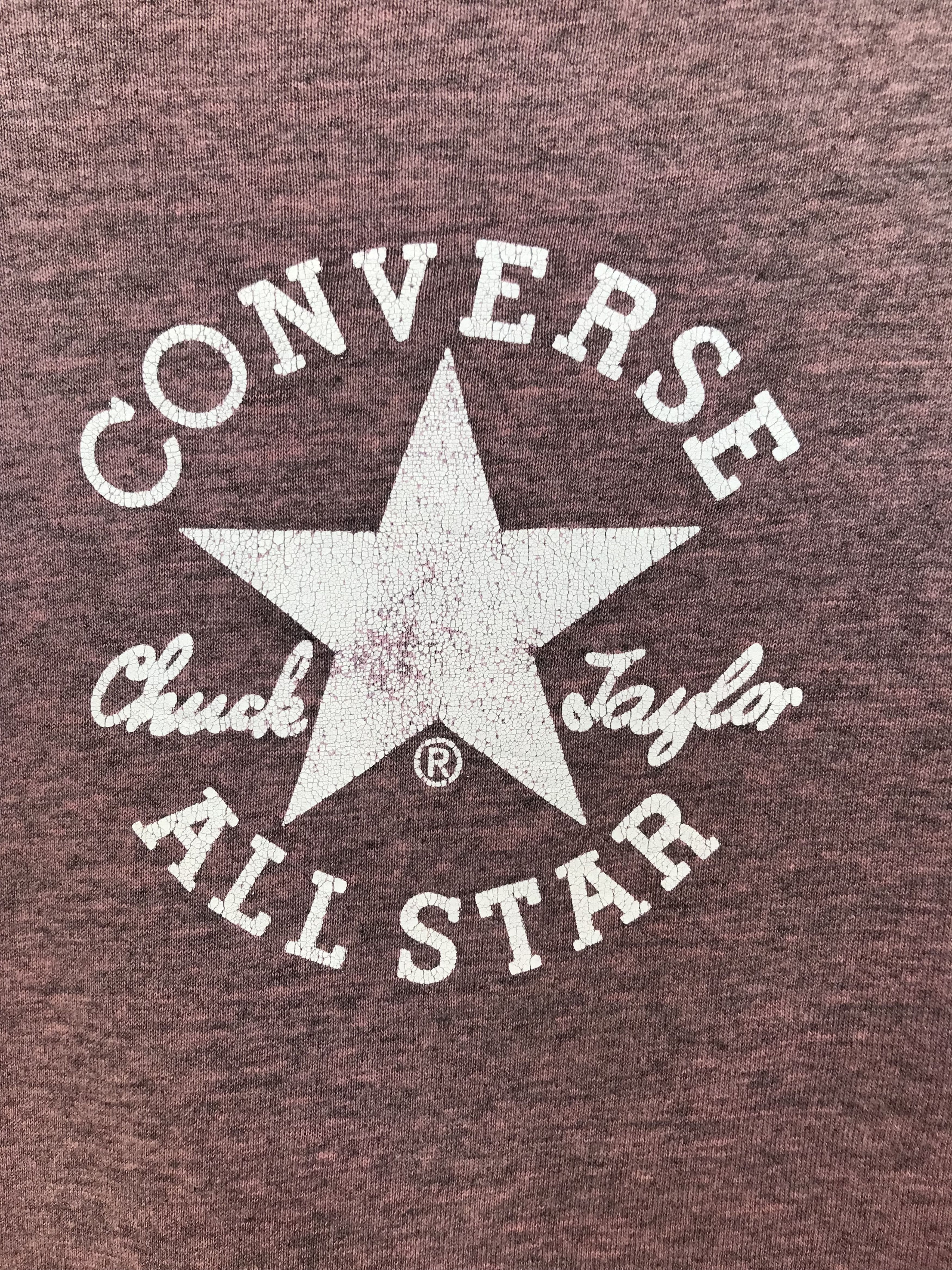 Converse Vintage 90s CONVERSE ALL STAR Made In USA Spell Out T-Shirt Size US L / EU 52-54 / 3 - 10 Thumbnail