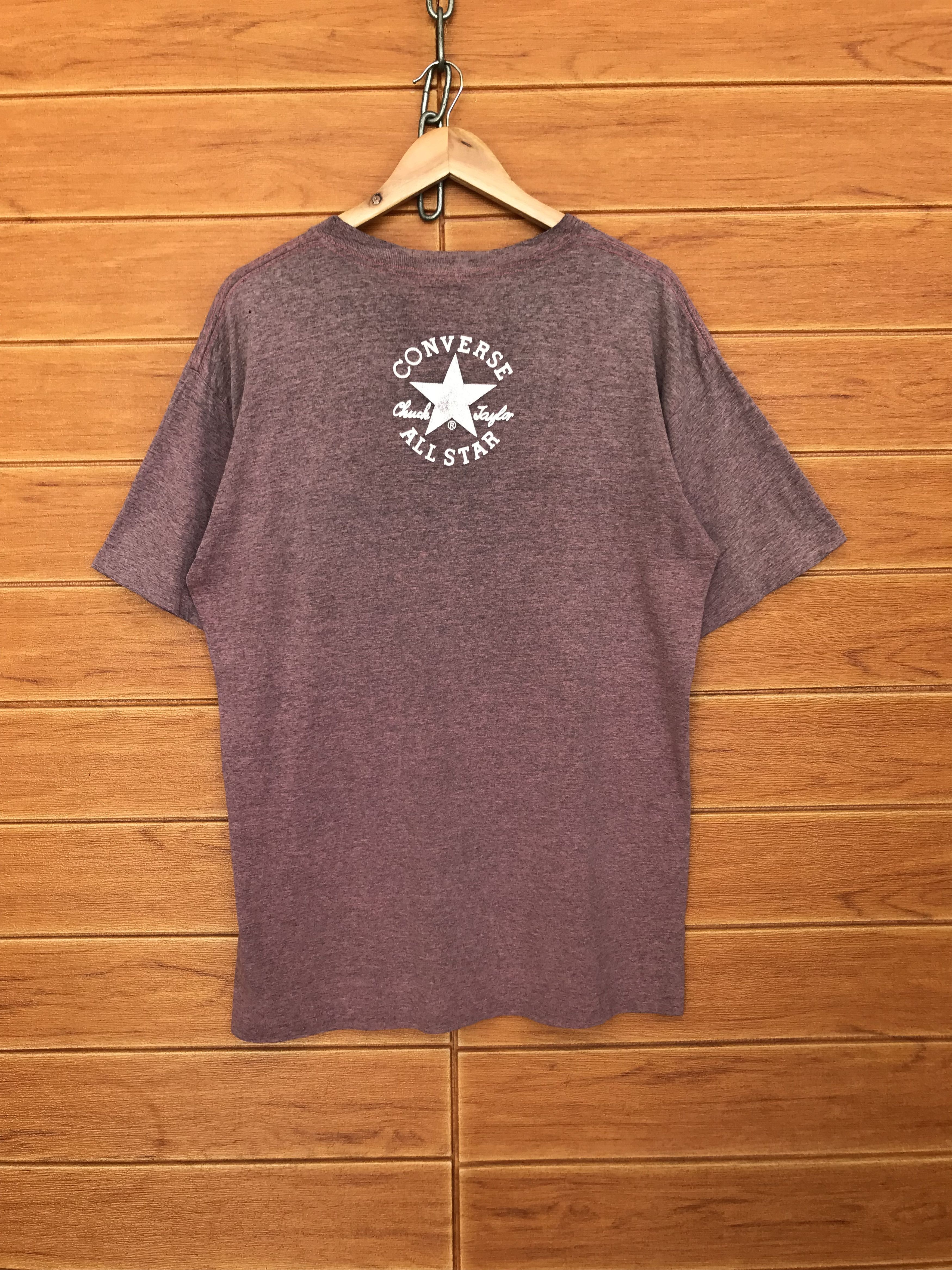 Converse Vintage 90s CONVERSE ALL STAR Made In USA Spell Out T-Shirt Size US L / EU 52-54 / 3 - 9 Thumbnail