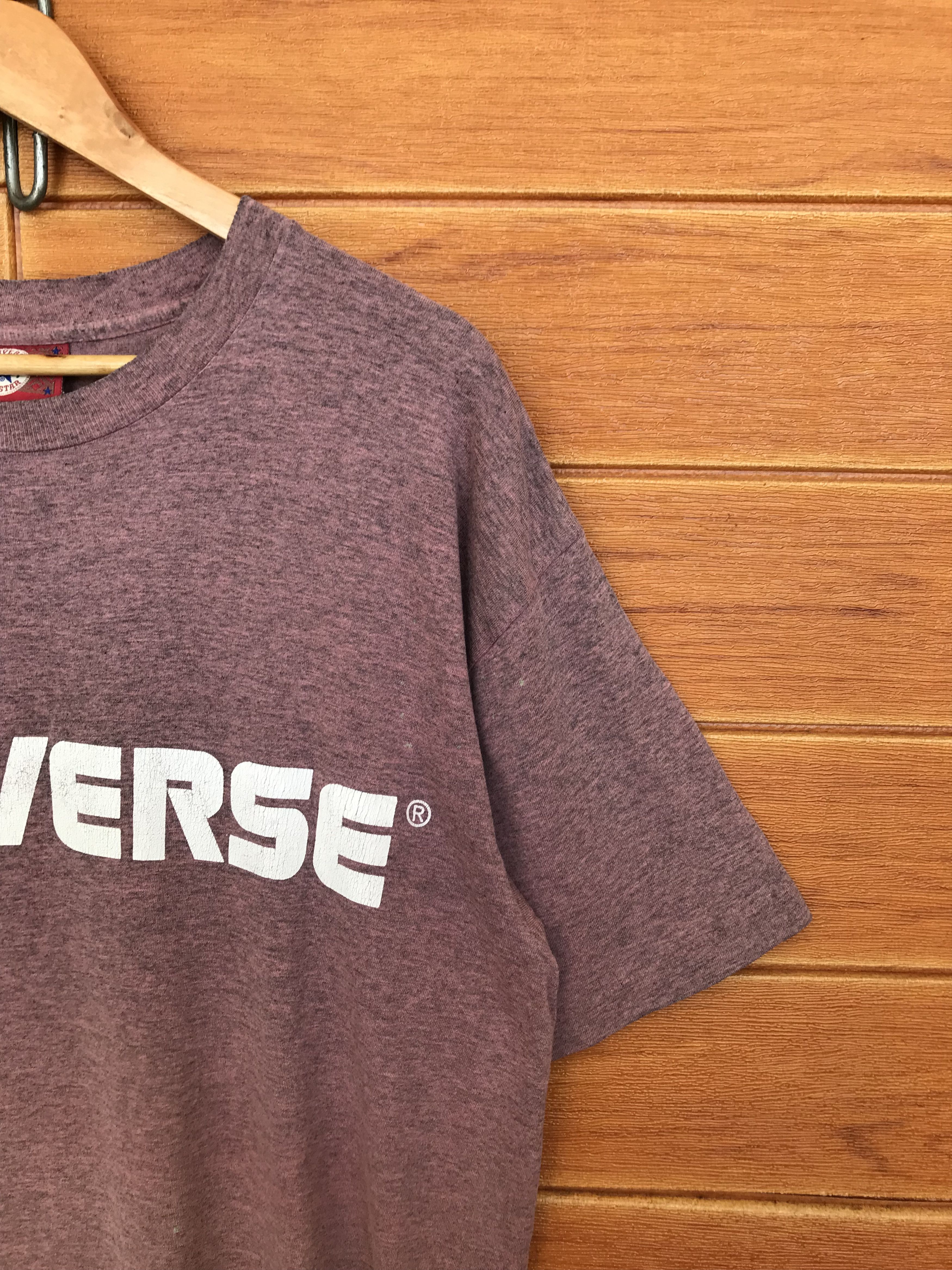 Converse Vintage 90s CONVERSE ALL STAR Made In USA Spell Out T-Shirt Size US L / EU 52-54 / 3 - 4 Thumbnail