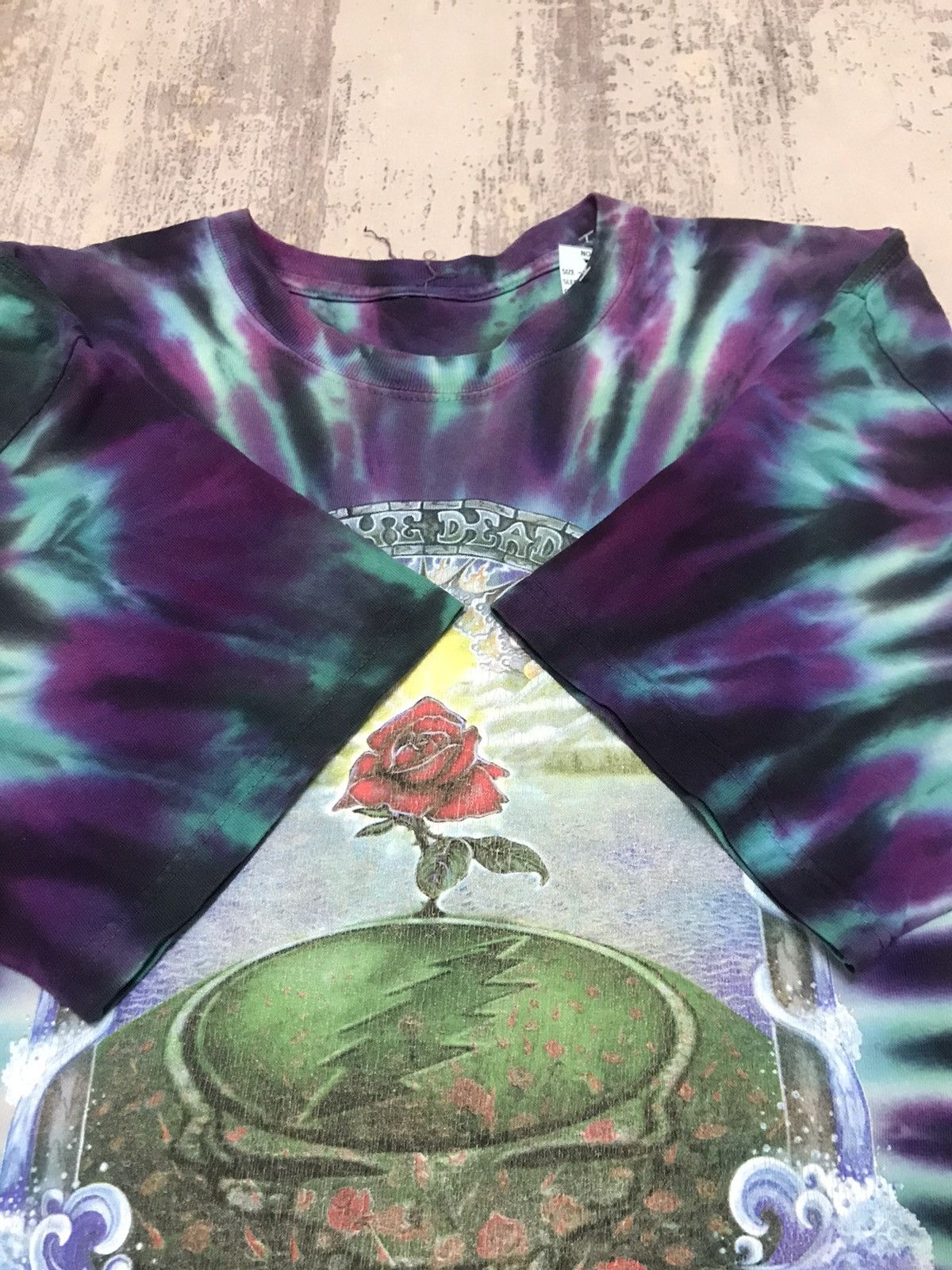 Band Tees × Grateful Dead × Vintage Grateful Dead Summer Getaway Tour Tie Dye Band Shirt Size US L / EU 52-54 / 3 - 6 Thumbnail
