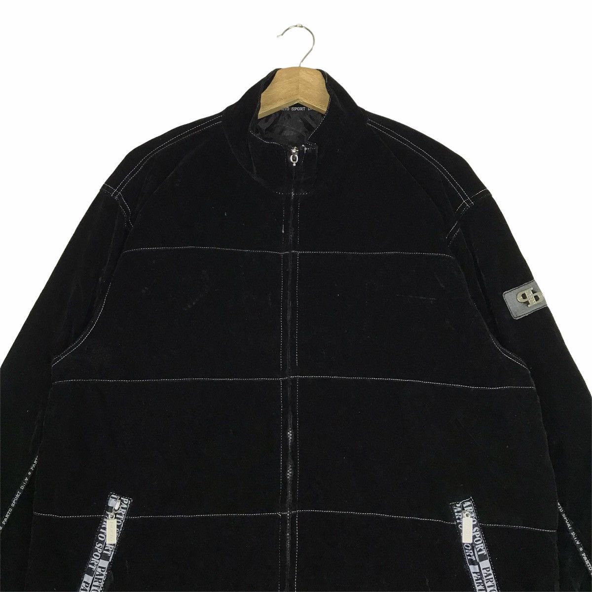 Vintage PARTO SPORT Black Zipper Jacket