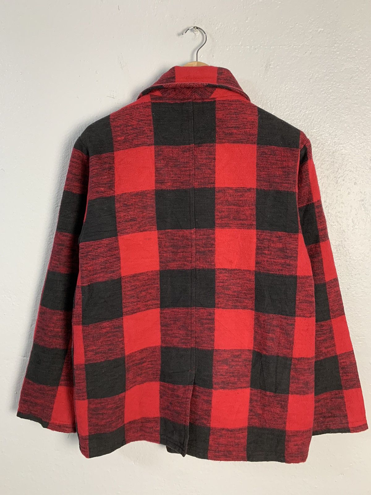 Japanese Brand Brents Plaid Double Breast Jacket Size US M / EU 48-50 / 2 - 7 Thumbnail