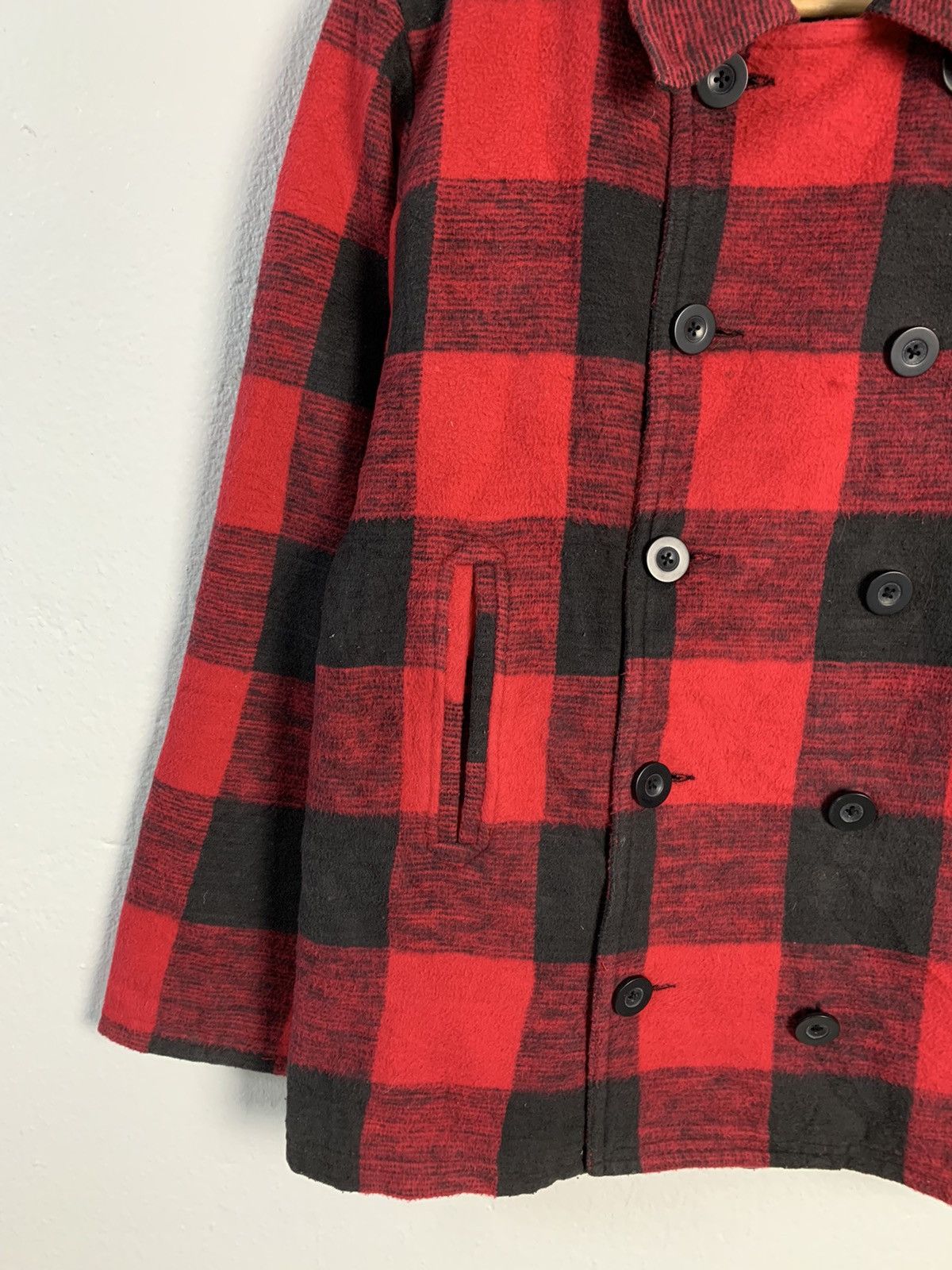 Japanese Brand Brents Plaid Double Breast Jacket Size US M / EU 48-50 / 2 - 3 Thumbnail