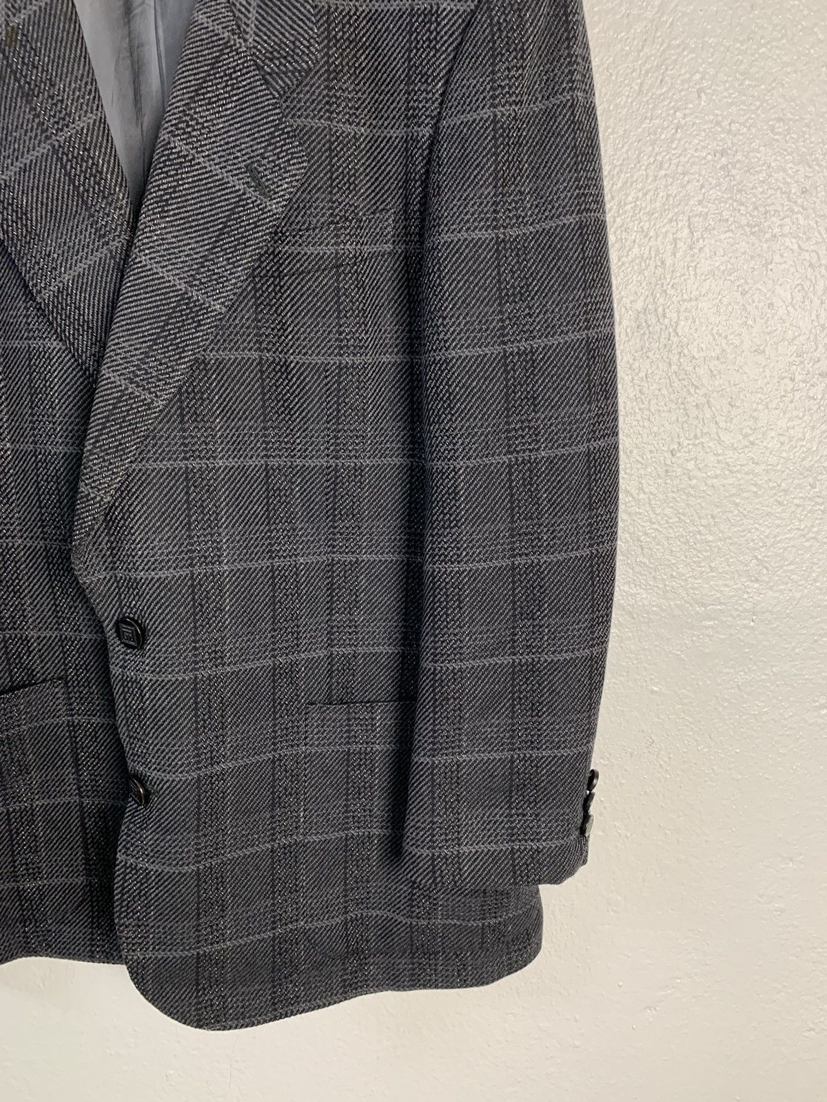 Pierre Balmain Pierre Balmain Checkered Blazer Jacket Size US L / EU 52-54 / 3 - 2 Thumbnail