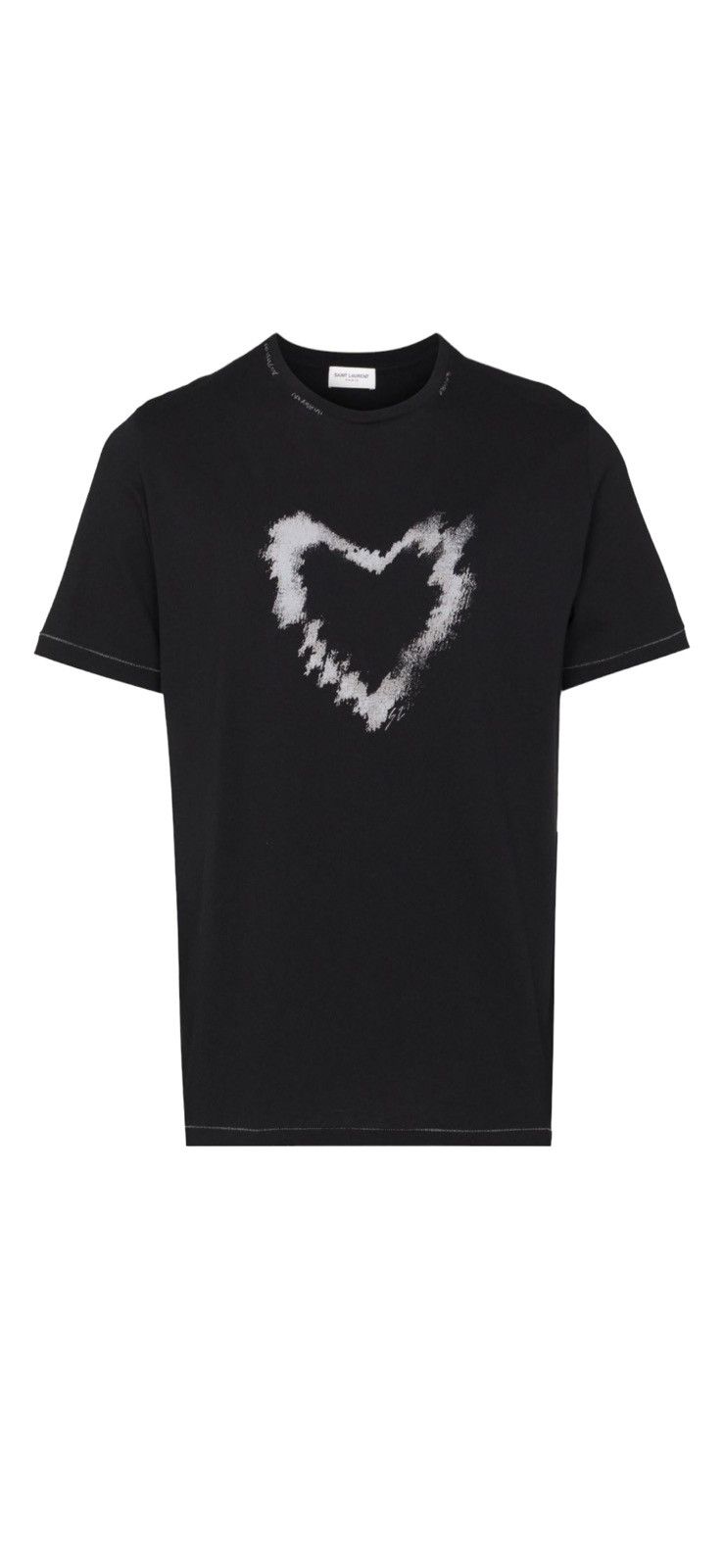 Saint Laurent Printed Heart T-shirt