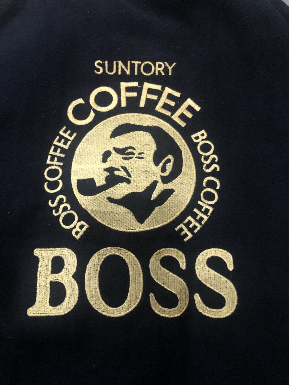 Japanese Brand × Vintage RARE!! VINTAGE SUNTORY COFFEE BOSS WOOL VARSITY JACKET Size US L / EU 52-54 / 3 - 9 Thumbnail