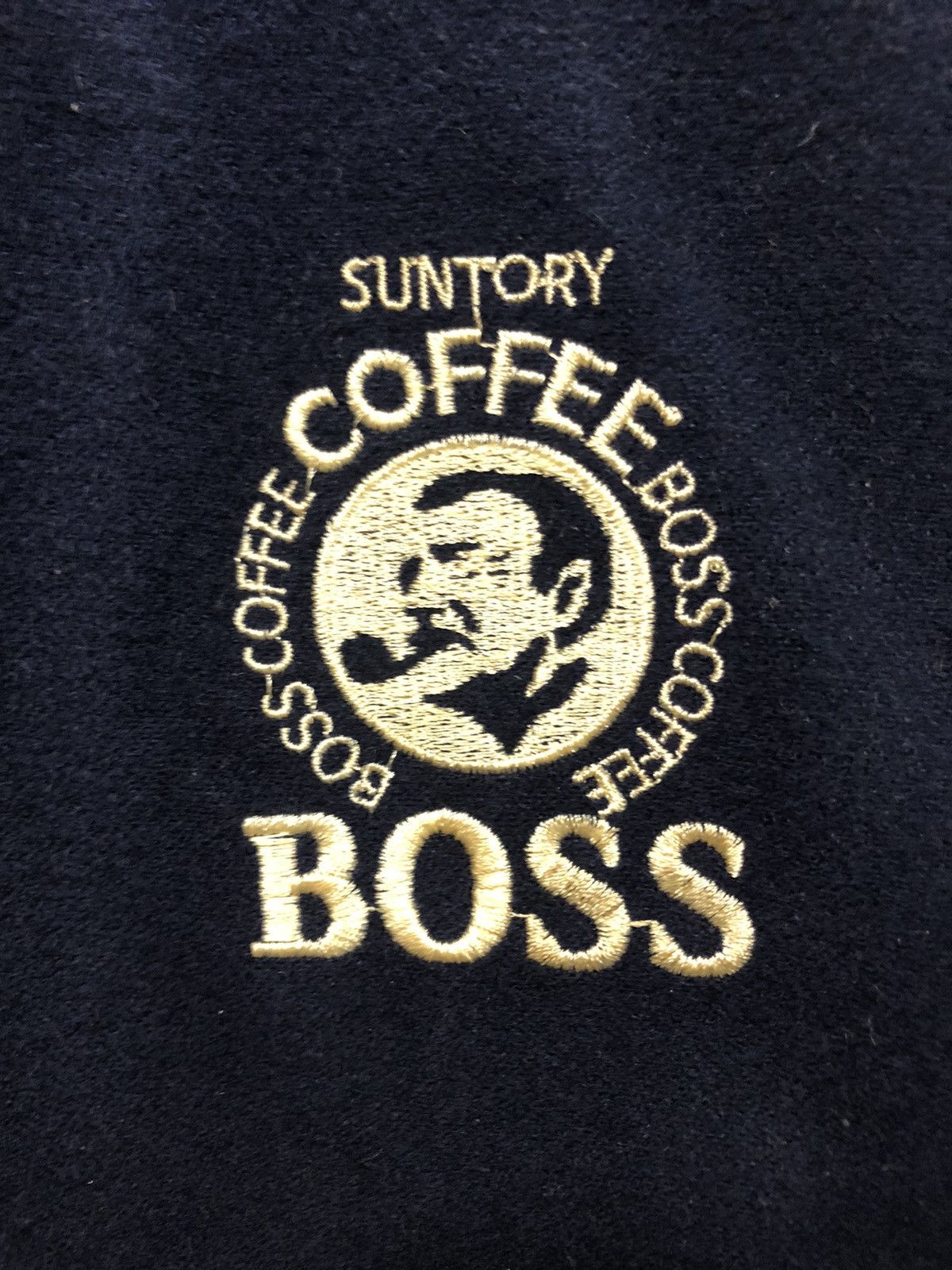 Japanese Brand × Vintage RARE!! VINTAGE SUNTORY COFFEE BOSS WOOL VARSITY JACKET Size US L / EU 52-54 / 3 - 8 Thumbnail