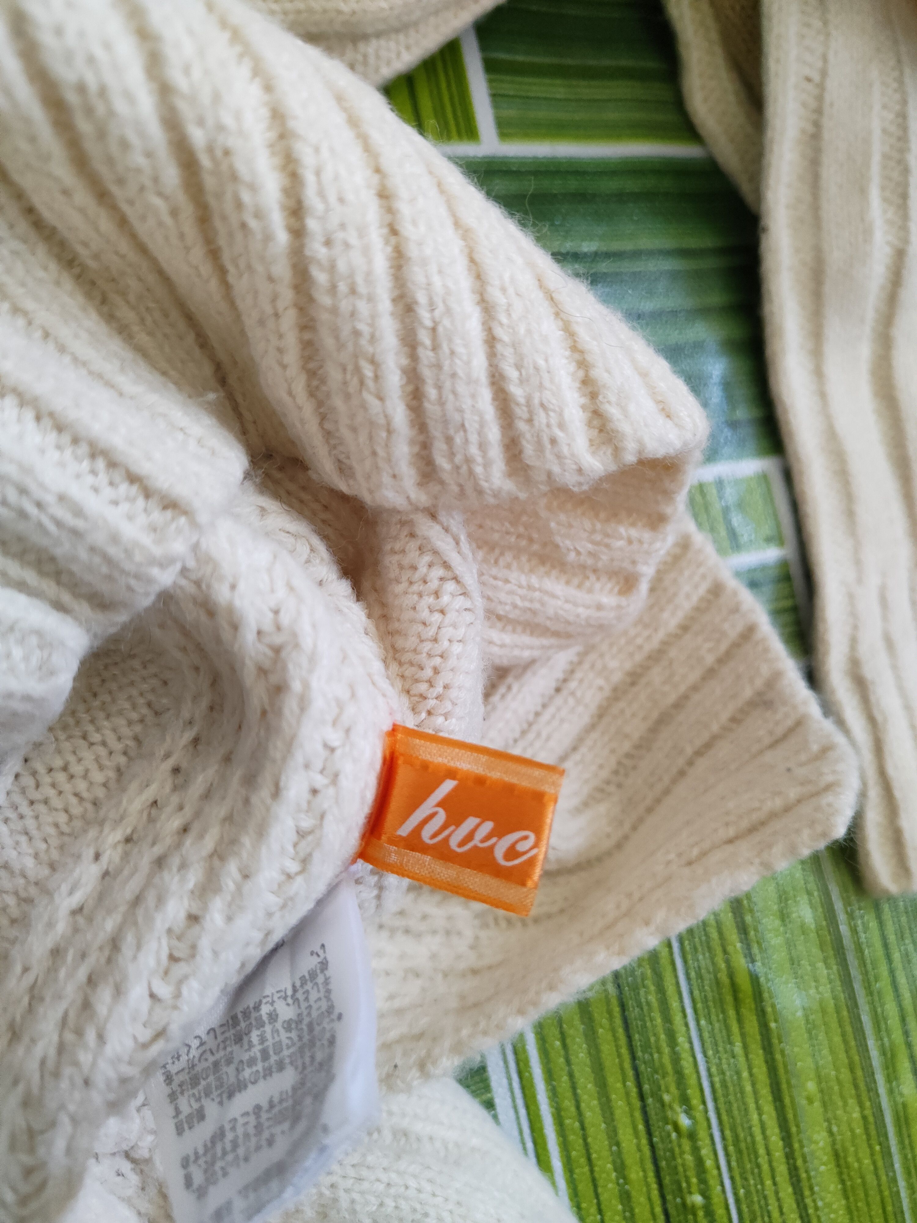 Homespun Knitwear × Japanese Brand HVC Femme Cream Knitwear Sweater #5939 Size M / US 6-8 / IT 42-44 - 12 Thumbnail