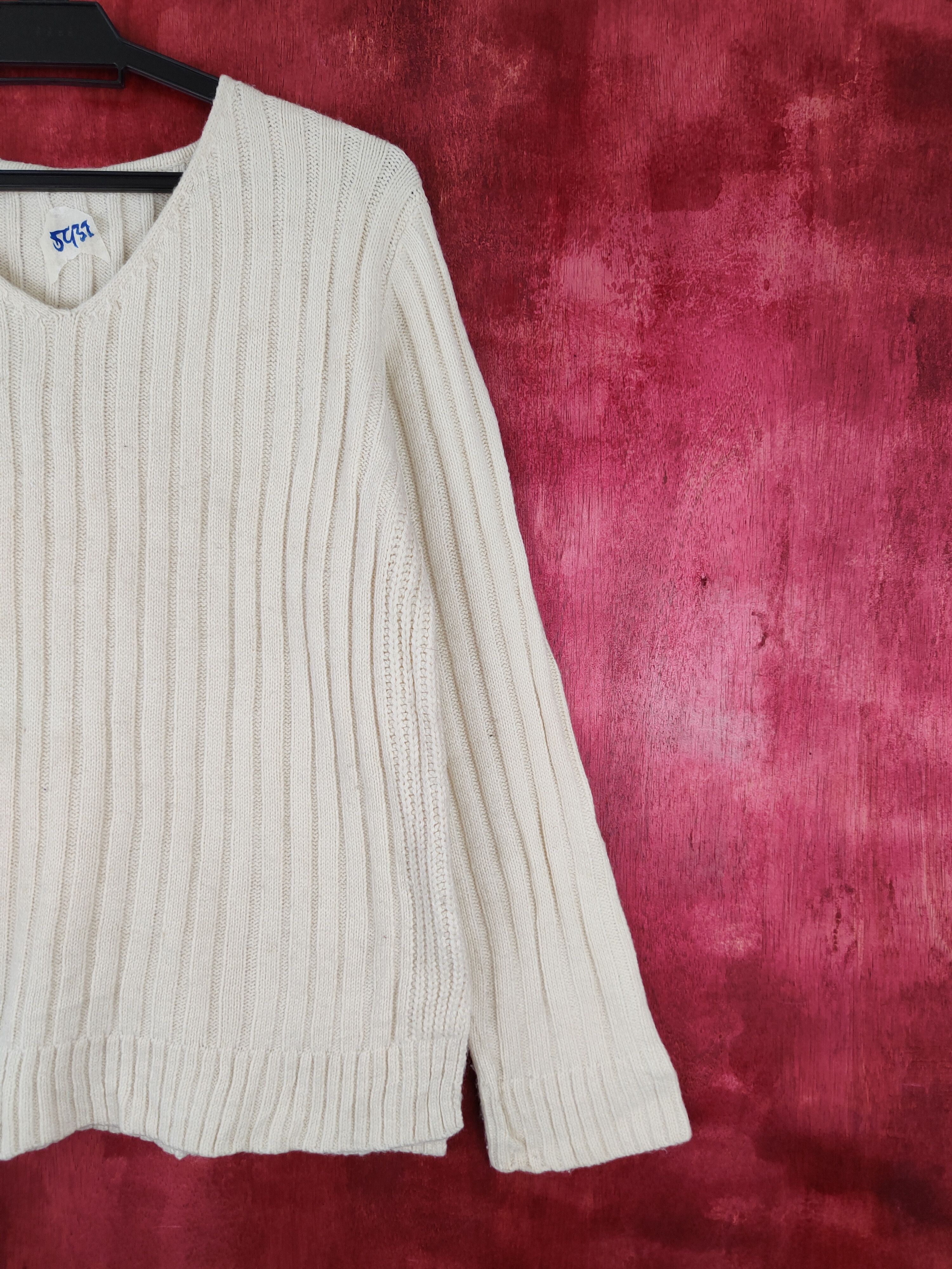 Homespun Knitwear × Japanese Brand HVC Femme Cream Knitwear Sweater #5939 Size M / US 6-8 / IT 42-44 - 5 Thumbnail