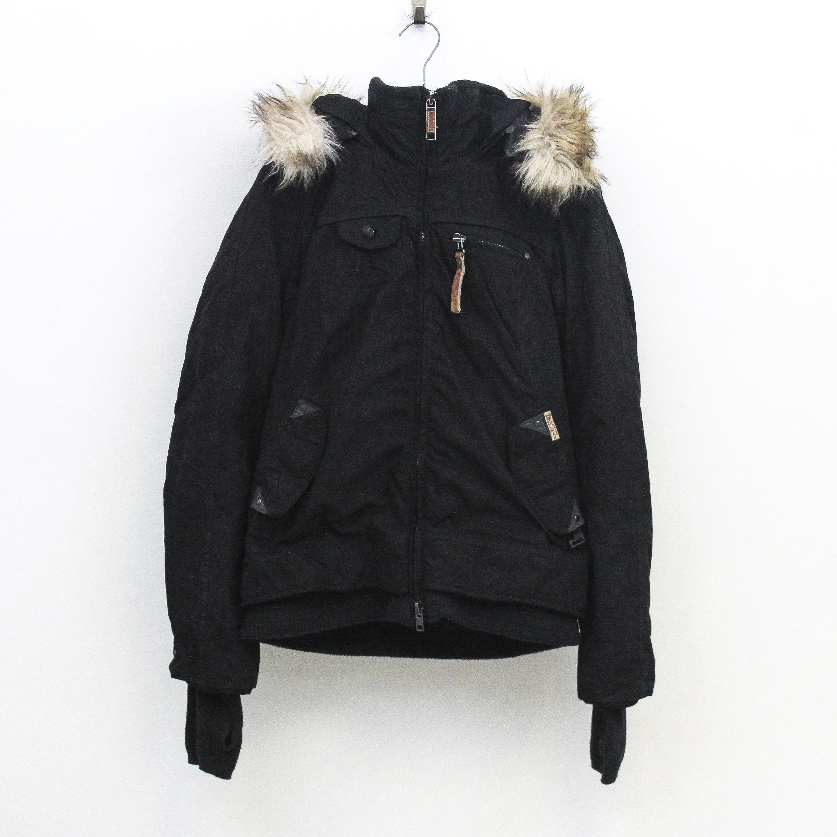Khujo Genuine Jacket Hooded Parka Over Coat Fleece Lining Winter | Grailed