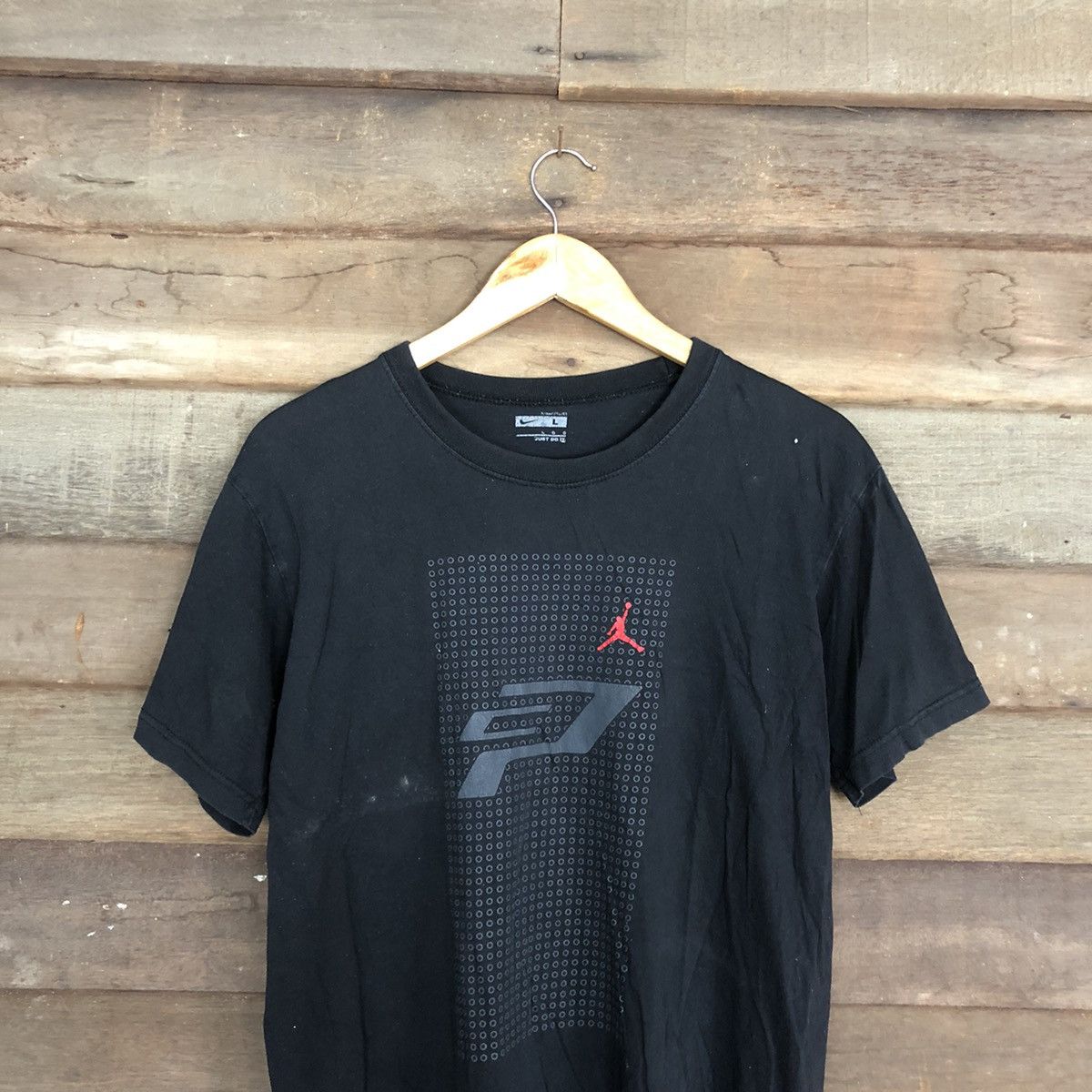 Japanese Brand Nike X Jordan Black Short Sleeve Shirt #c1183 Size US M / EU 48-50 / 2 - 7 Thumbnail